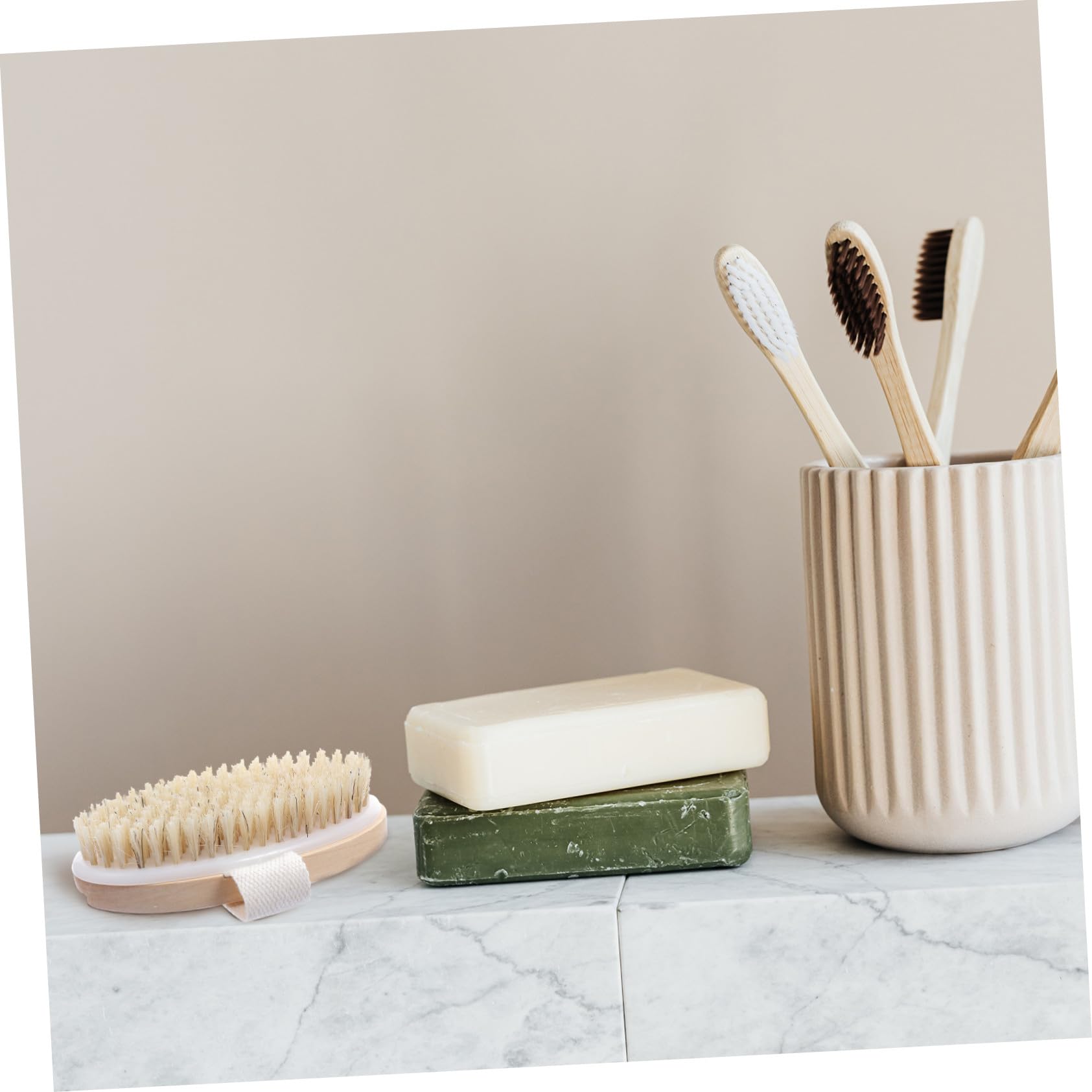 6 Stück Spa Bürste Massagebürste Badebürste aus Nylon mit Langem Griff für Rücken und Körper Angenehme Anwendung für Damen und Herren im Bad
