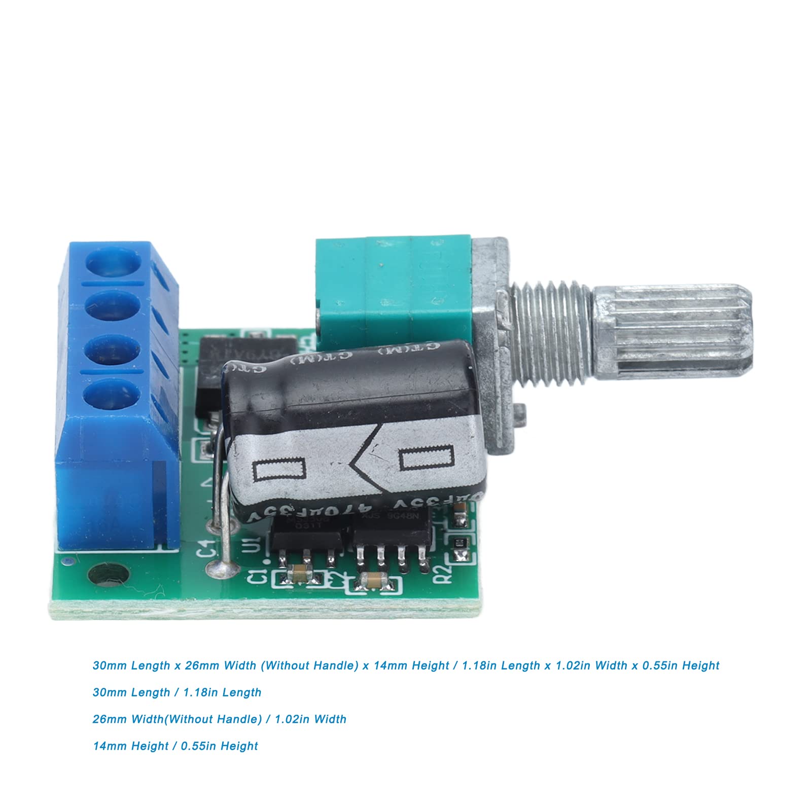 DC-Motordrehzahlregler-Modul 4,5–35 V – PWM-Steuerung Mit LED, Bis 10 A Dauerstrom – Für Roboter & Modelle