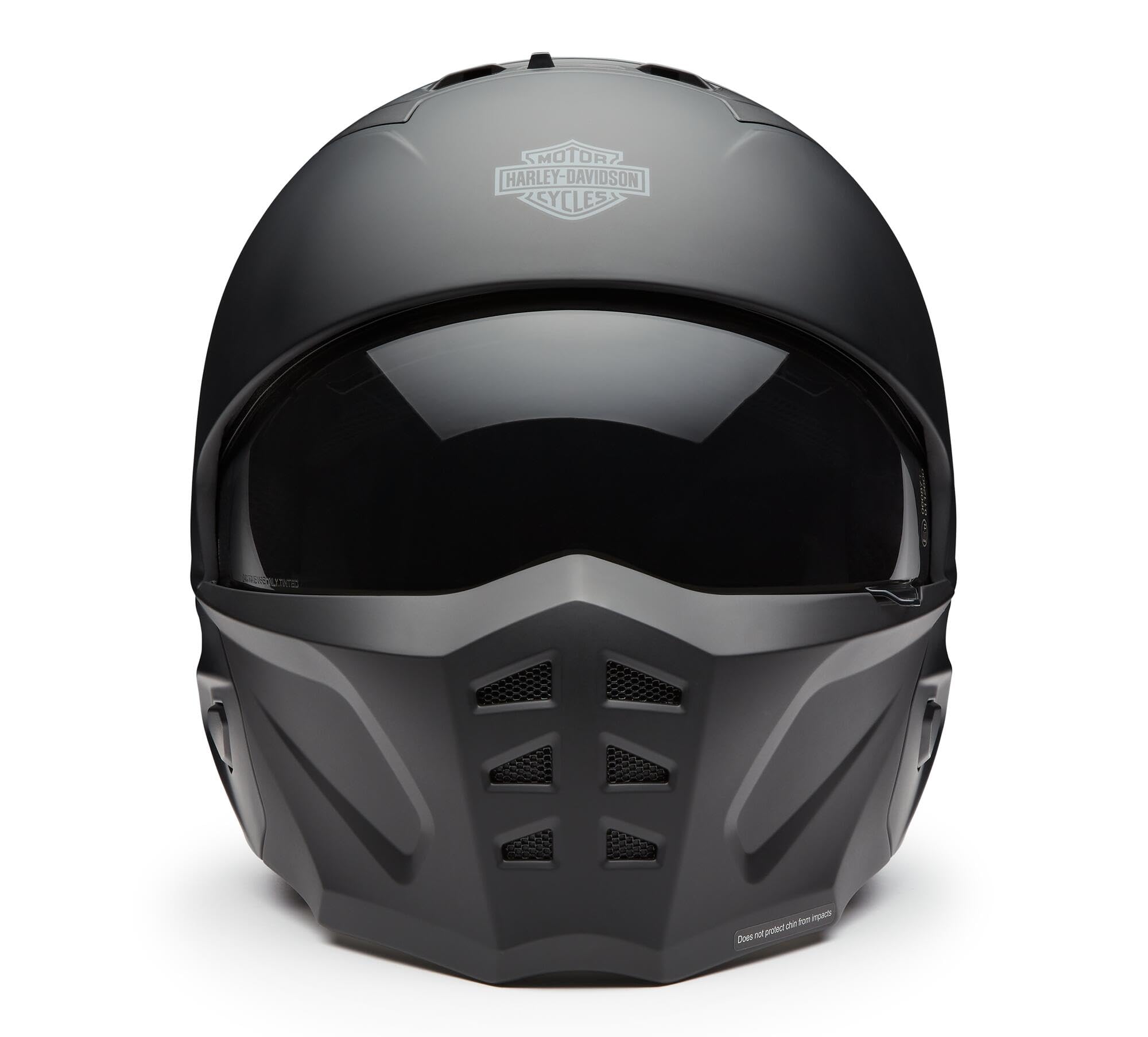 H-D Ultra X16 2-in-1 Matt Schwarz Motorrad Jet Helm