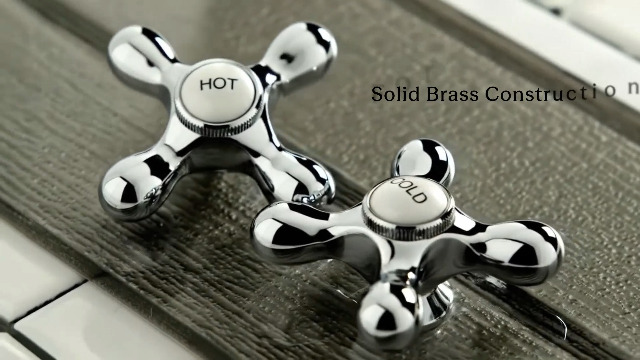 Kingston Brass KB1971AX Heritage Widespread Lavatory Faucet