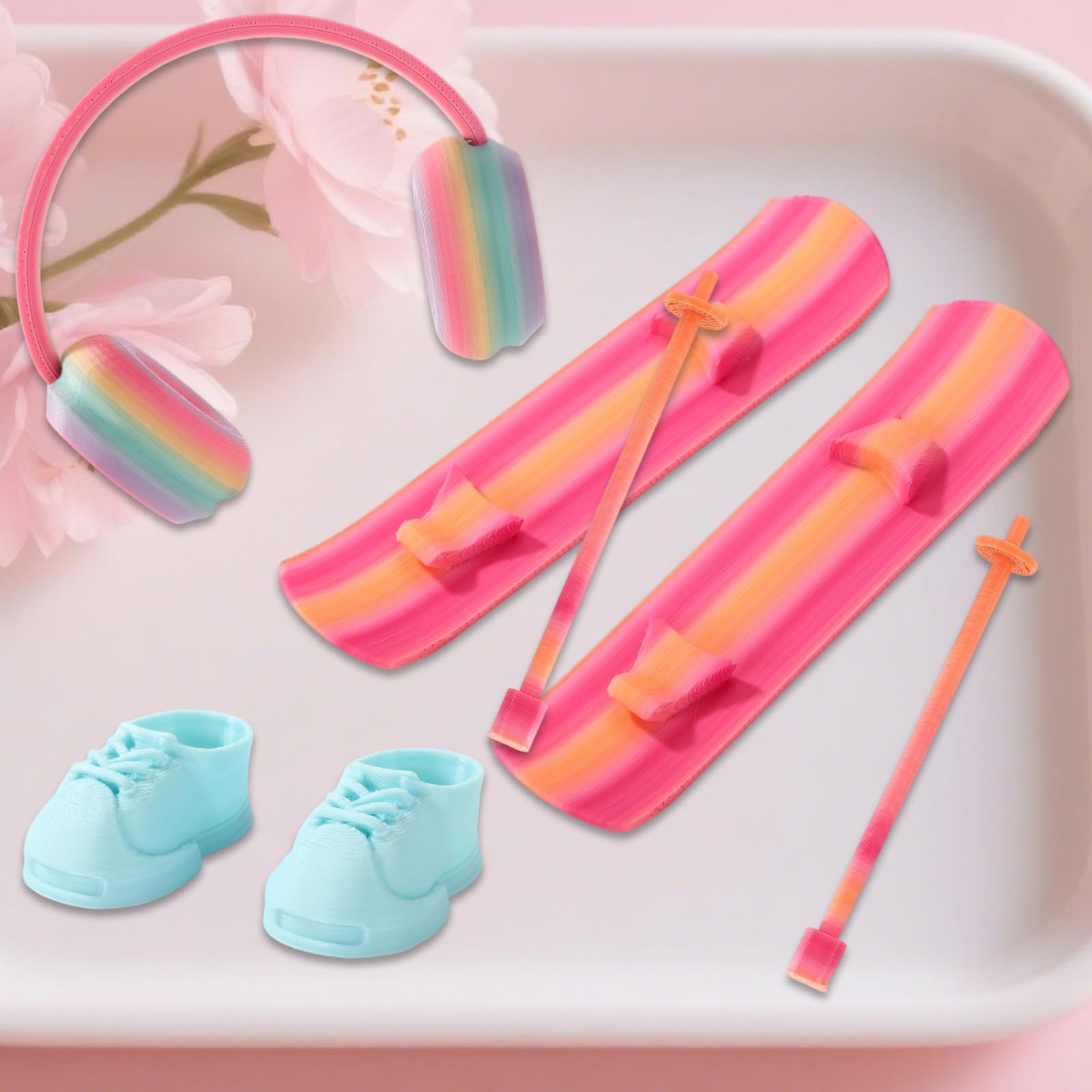 Sinbana Doll Ski Clothes Accessories Set - Image 4