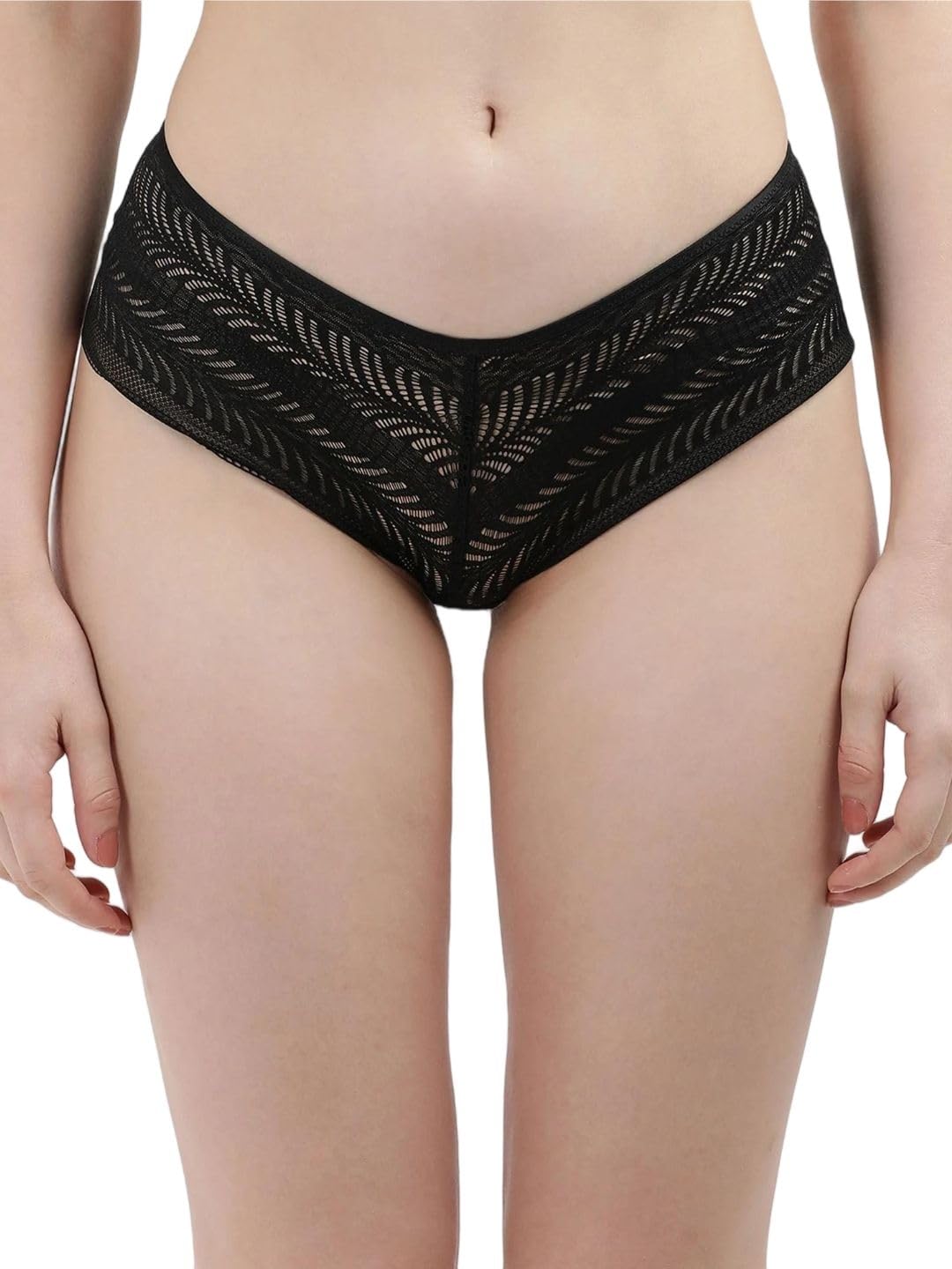 calvin klein underwear Self Design Black Mid Rise Hipster-picture-34