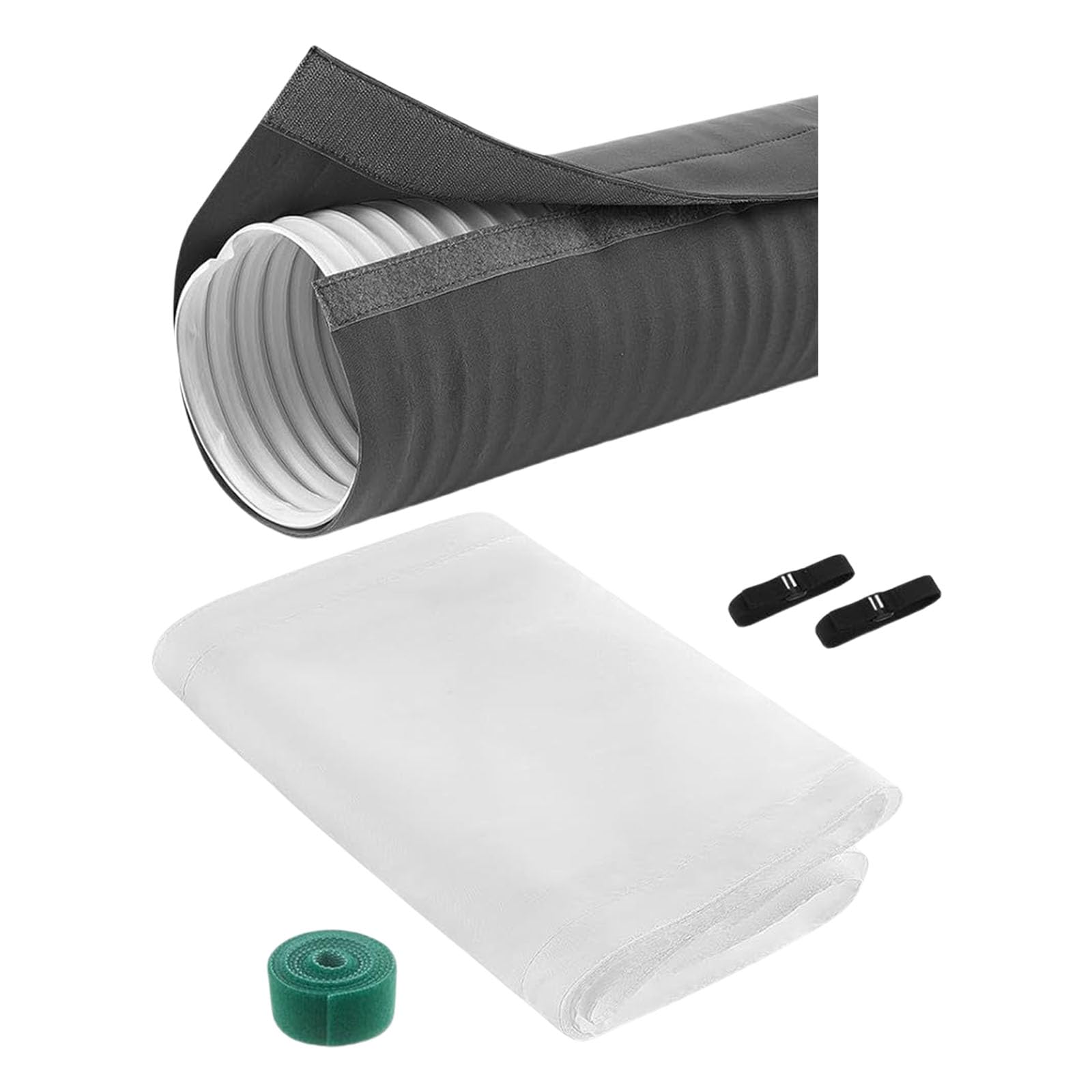 Tsophreniq Portable Air Conditioning Window Vent Set for Sliding Window with Enhanced Seal and Energy Efficiency Portable Air Conditioning Vent Set