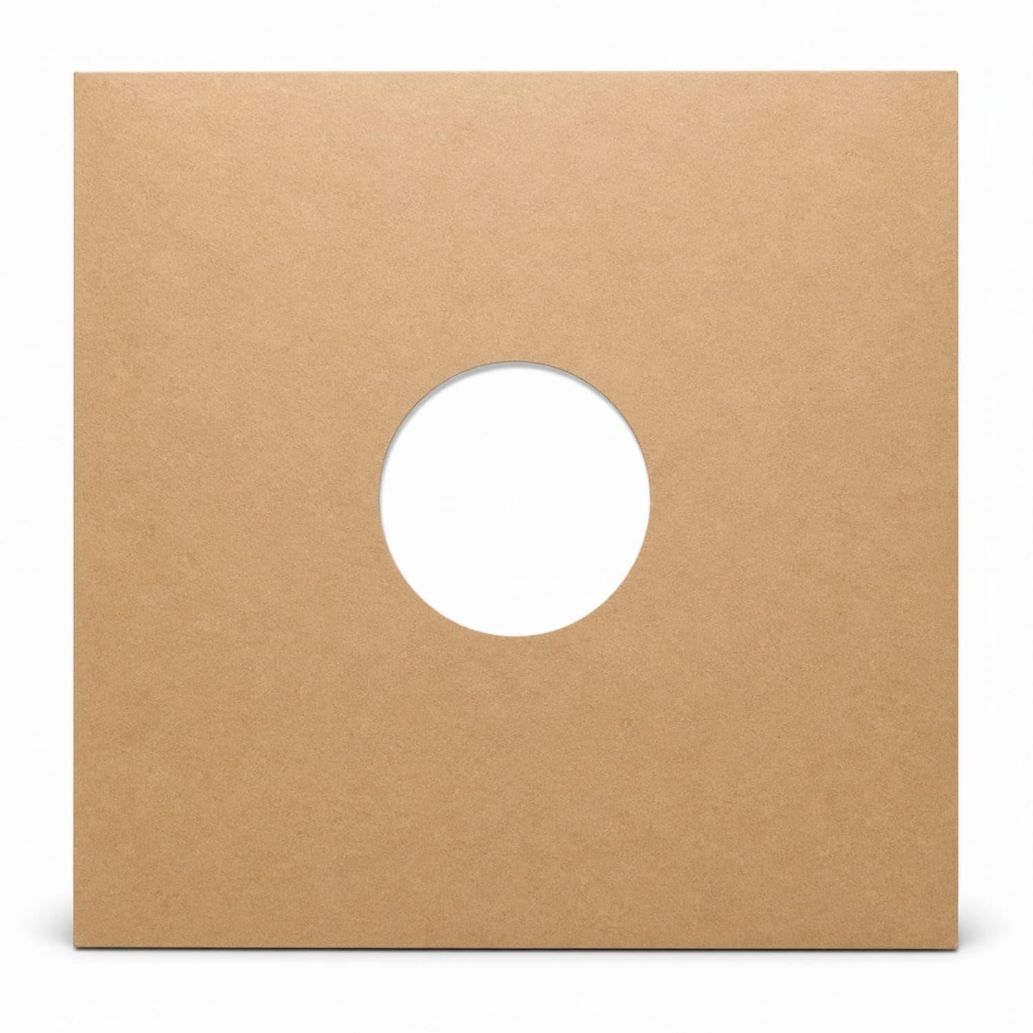 12-Inch Vinyl Vinyl Sleeve with Center Hole 350 Grammage Cardboard Vinyl Sleeve Safeguarding Paper Storage Cover Heavy Duty for Collectors, Archivists, Shop Display, Coffee-image-13