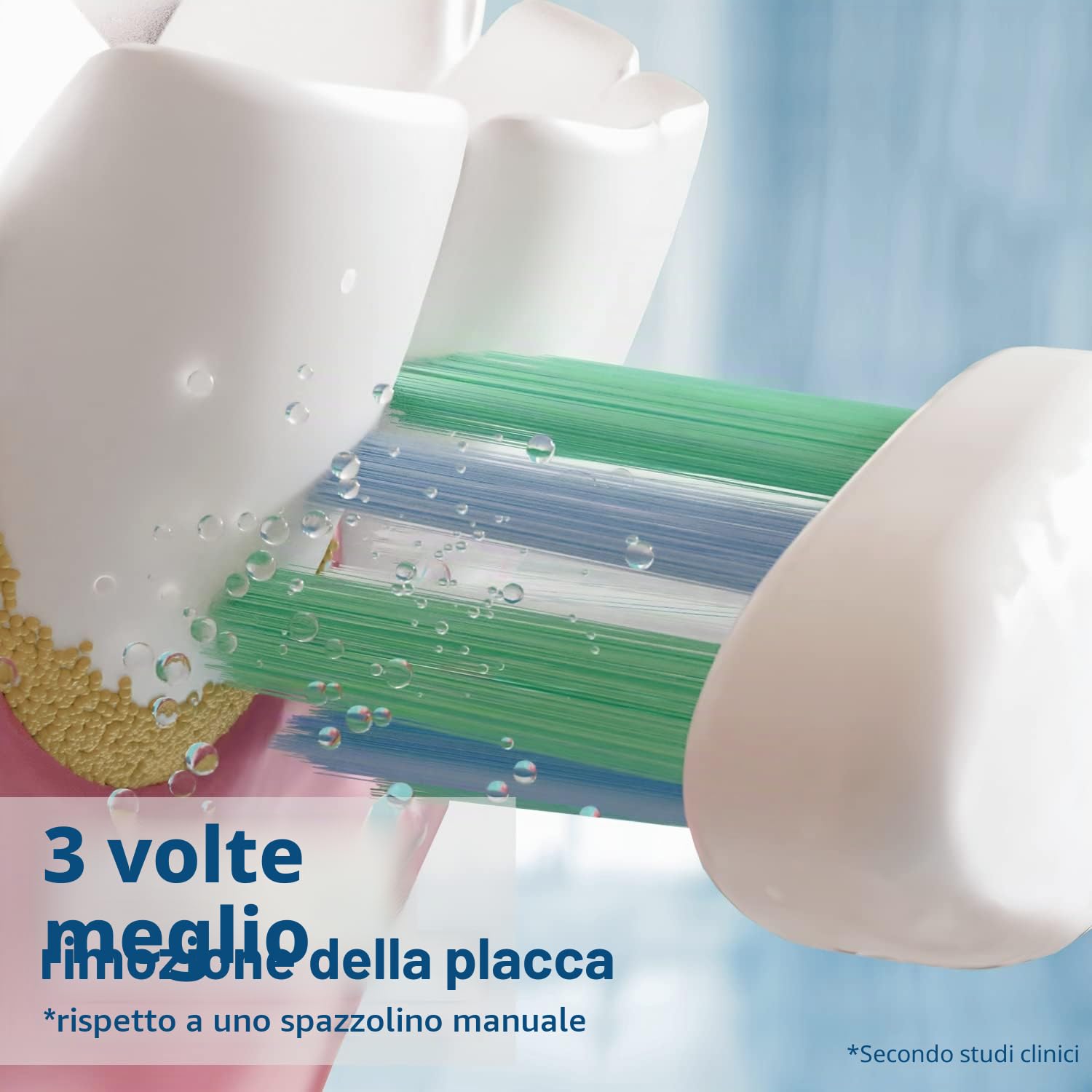 Spazzolino elettrico Philips Sonicare I No 1 Dentist Consigliato 3X Rimozione Placca Ideale Gengive e Sensibilità Dentale Sorriso Luminoso Alito Fresco