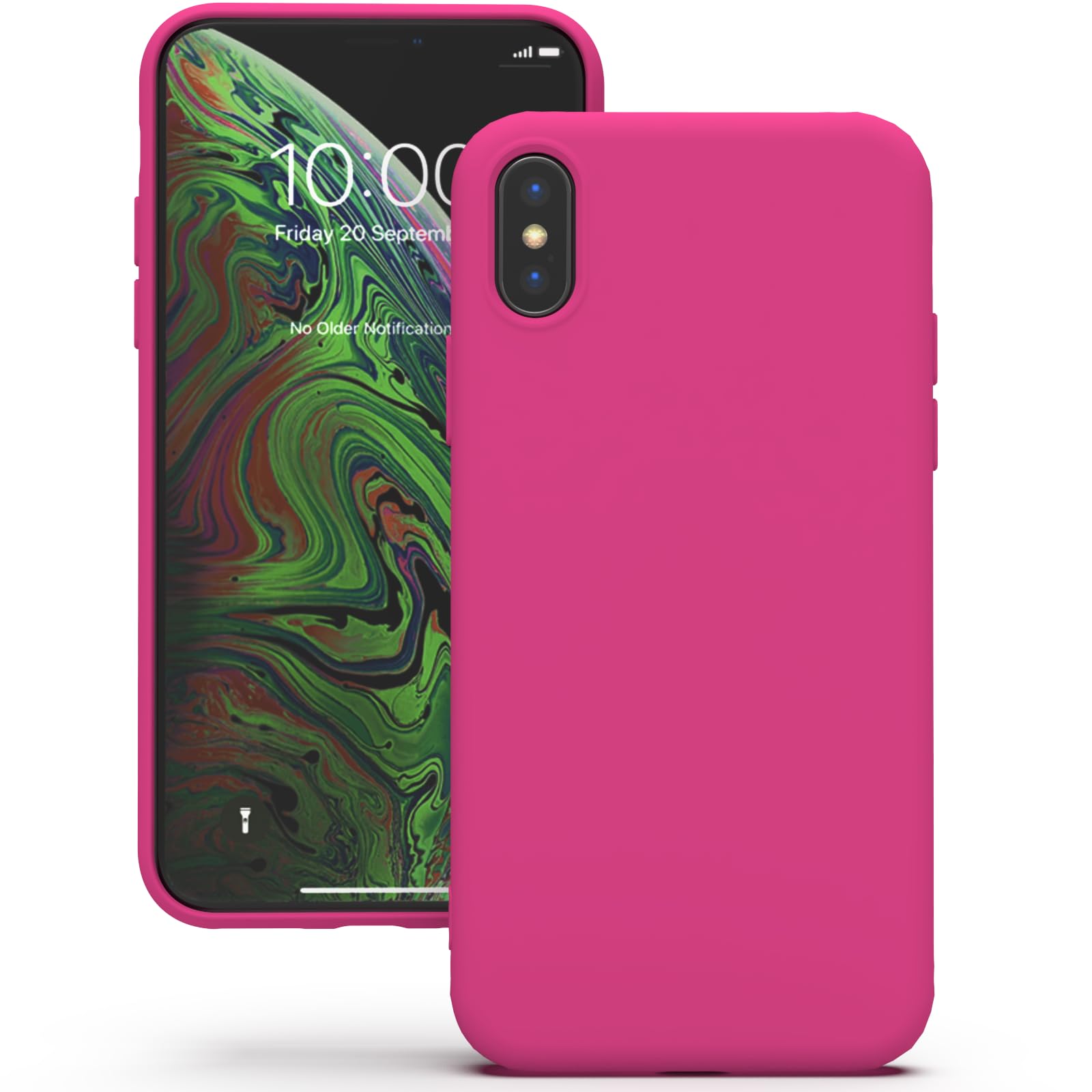 YATWIN Silicone Case for iPhone XR, Soft-Touch, Shockproof, DustProof, Antiskid Full Body Armour Phone Cover for Apple iPhone XR - Dark Green — view 225