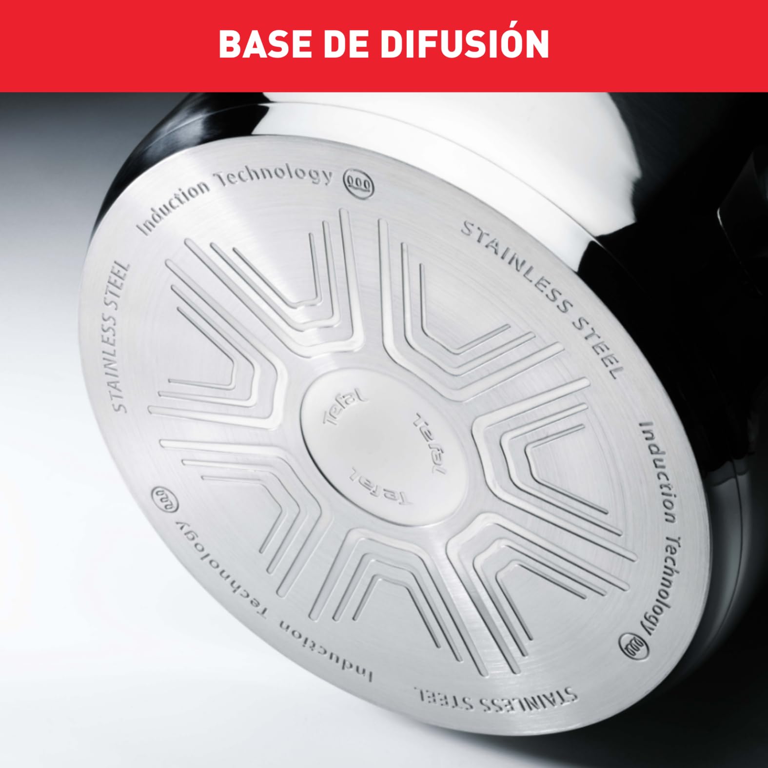 Tefal Comfort Max - Juego de 3 Sartenes de 20/24/28 cm, Apto inducción, antiadherente, revestimiento titanio, Thermo-signal, apto lavavajillas y horno, acero inoxidable — view 5