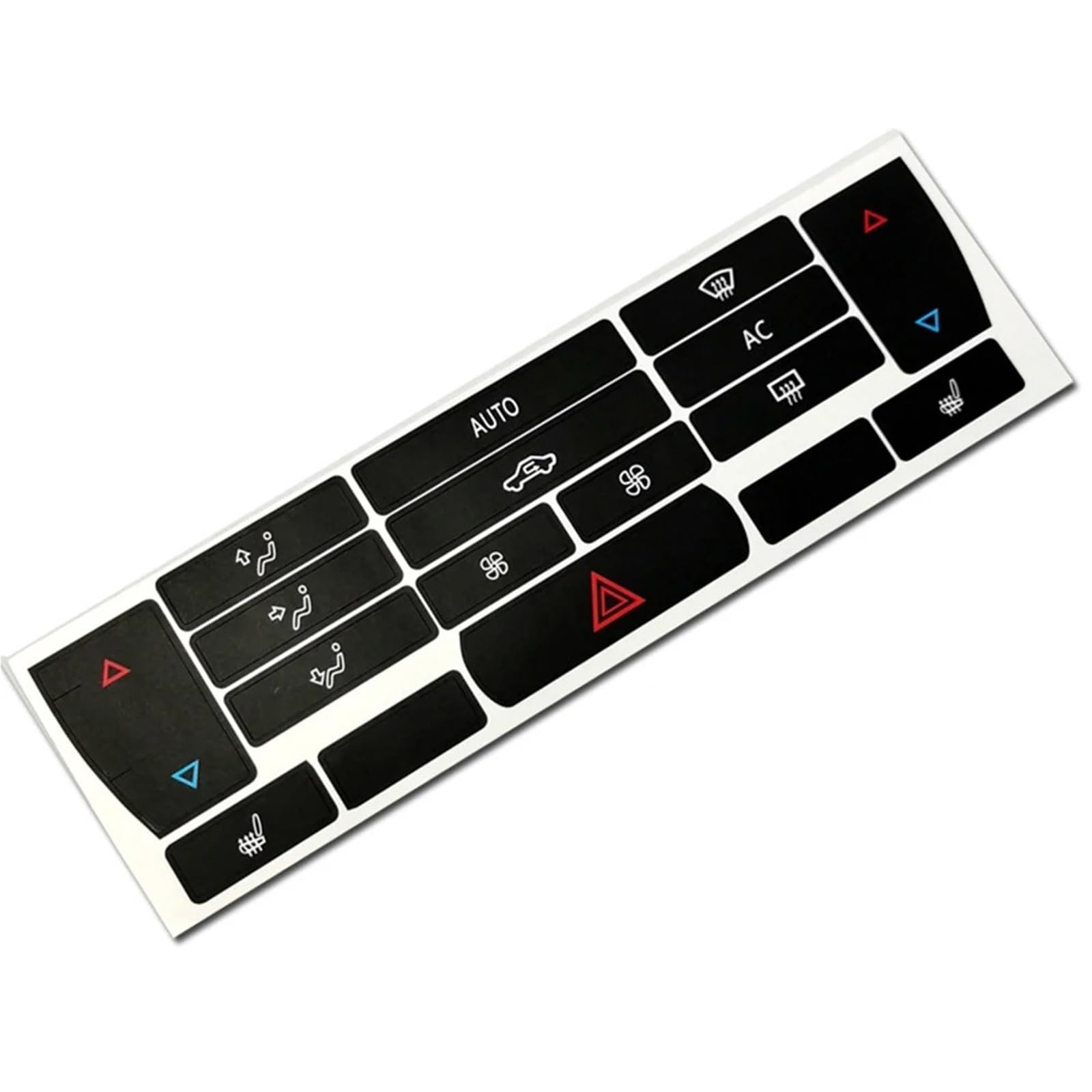 Interior Button Decals Compatible with Saab for 9-3 2003-2007 Car Air Condition Control Button Repair Sticker AC Climate Decals Interior Replacement Parts