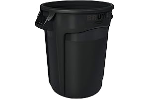 Brute 10 Gallon Heavy-Duty Vented Trash Can