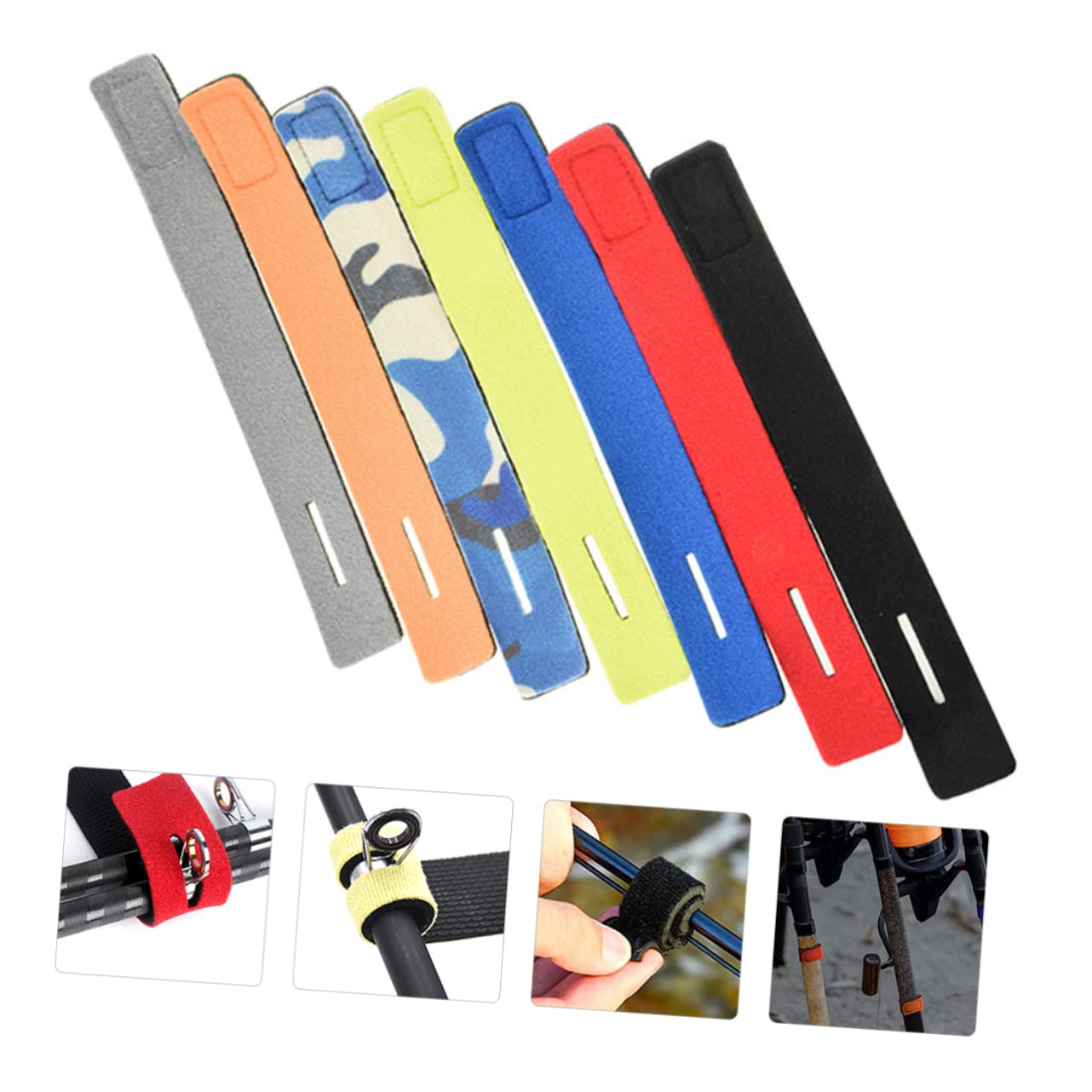 SANGLES D'ATTACHE NOIRES durables pour support de toit avec boucle en