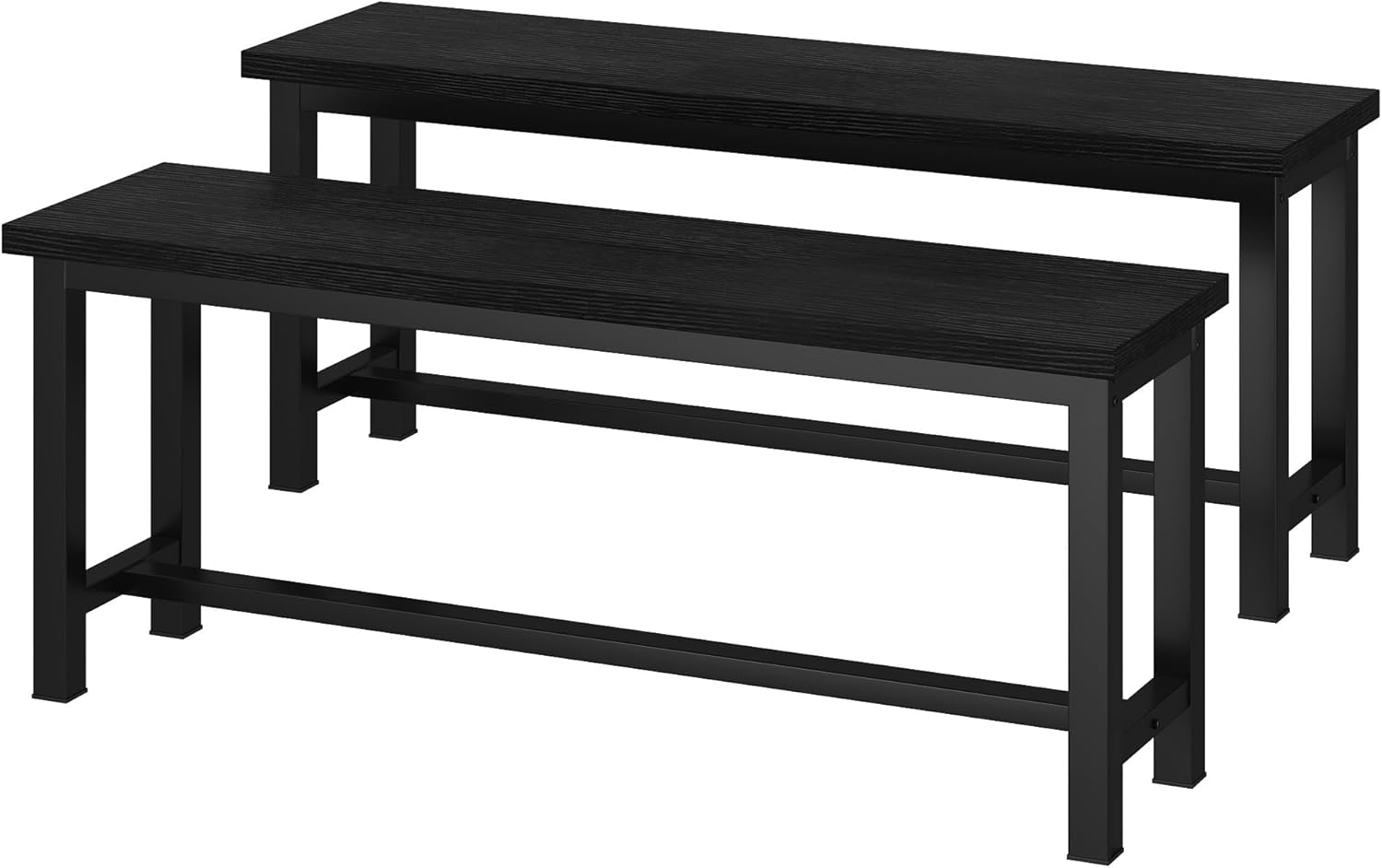 DKLGG Dining Benches, 39 Inch Kitchen Benches, Pair of 2