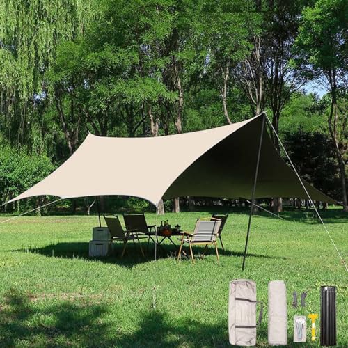 Toldo para camping impermeable KAnduo 177x173x102 in miniatura 1