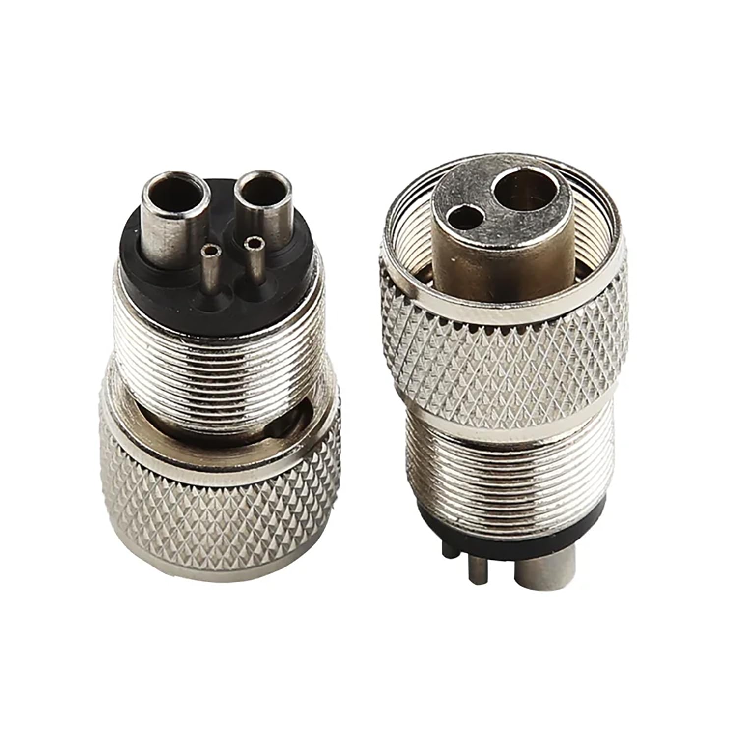 2pcs Dental Handpiece Adapter Turbine Connector 4 Holes to 2 Holes | Coupler Changer Dental Instrument Parts