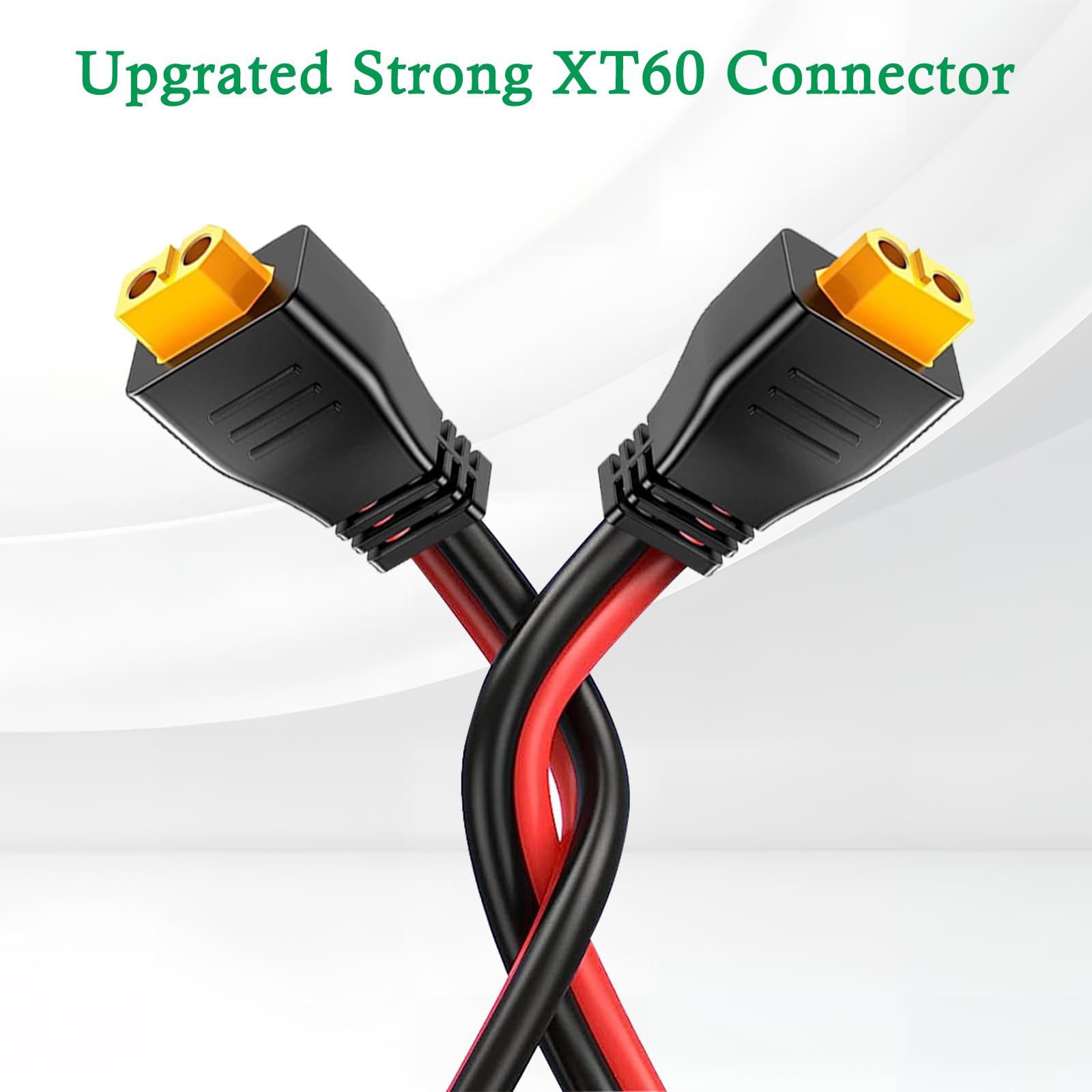 MaxEnergy Panele słoneczne do złącza XT60, przedłużacz ładowania, 10AWG, złącze solarne do XT60, kabel adaptera do panelu słonecznego do przenośnej elektrowni, generatora słonecznego