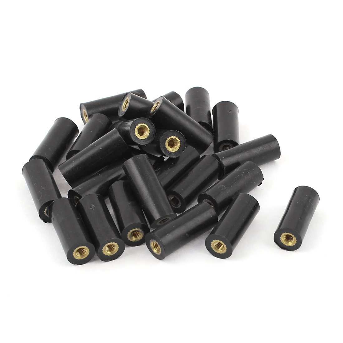 KTM Healthcare® 25PCS M3 Brass Insert Thread 0.8" x 0.3" Insulated Standoffs Terminals-image-10