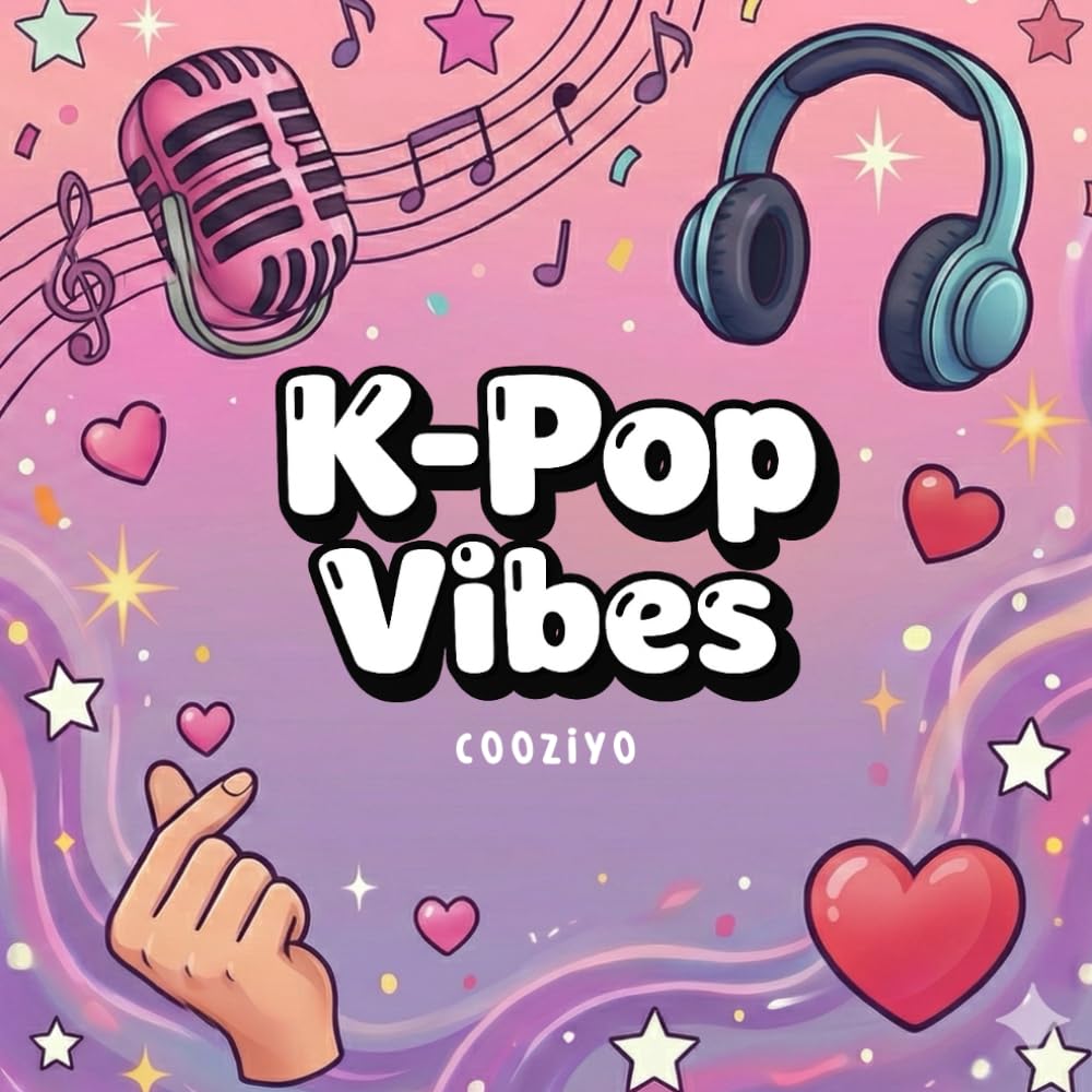 K-Pop Vibes: Bold and easy Coloring Book for adults and teens music fans of Kpop perfect gift for girls who loves k pop