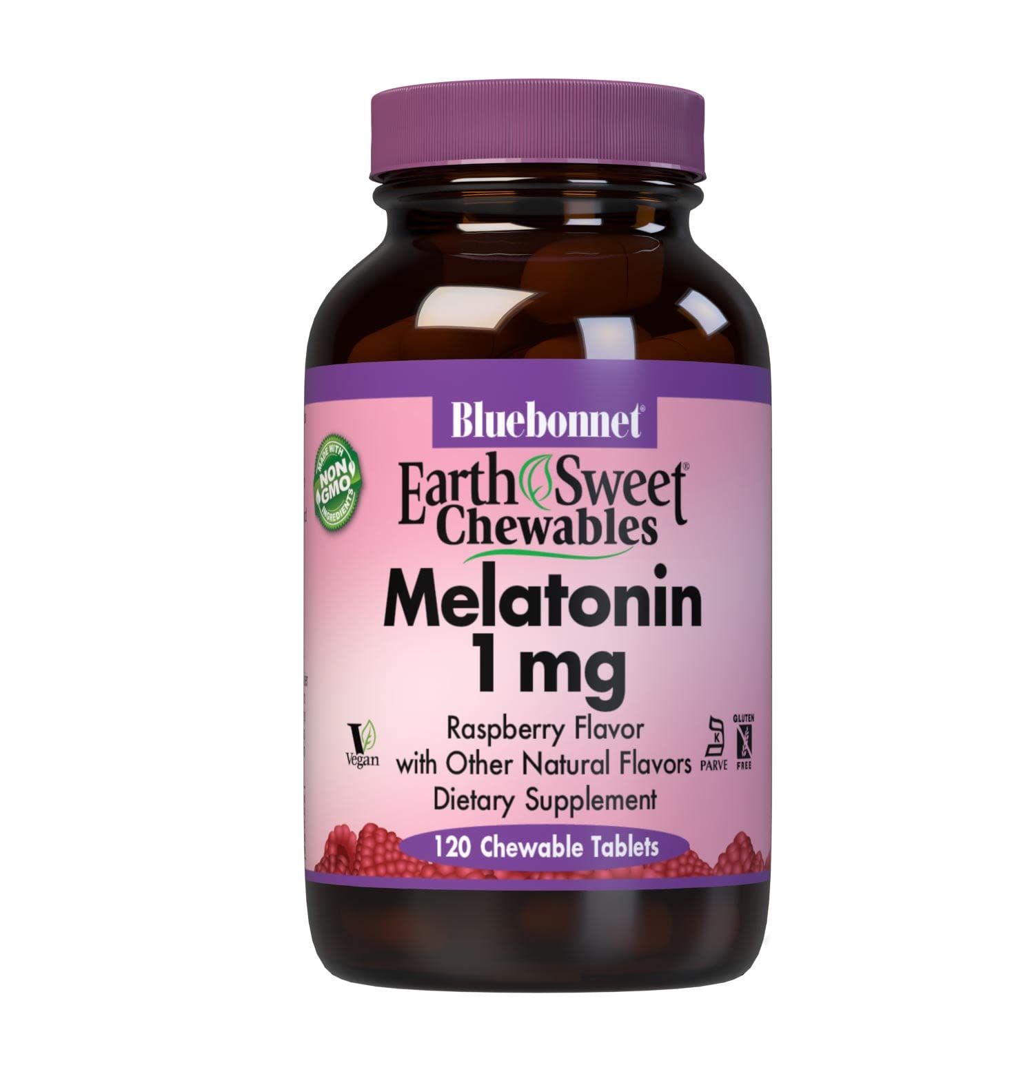 Bluebonnet Nutrition - Earthsweet Chewables Melatonin Natural Raspberry 1 Mg.
