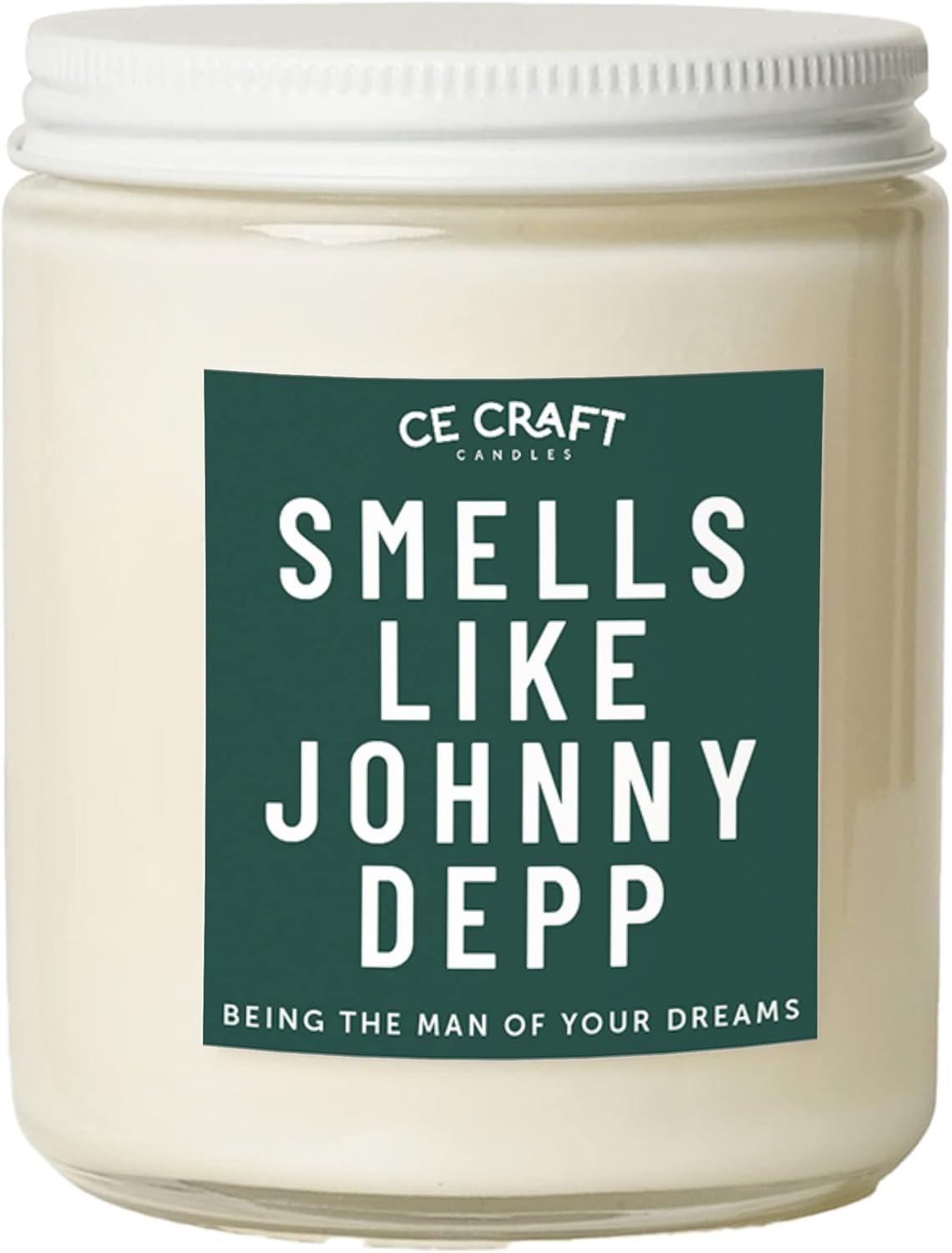 CE Craft Smells Like Johnny Depp Candle Bourbon Vanilla
