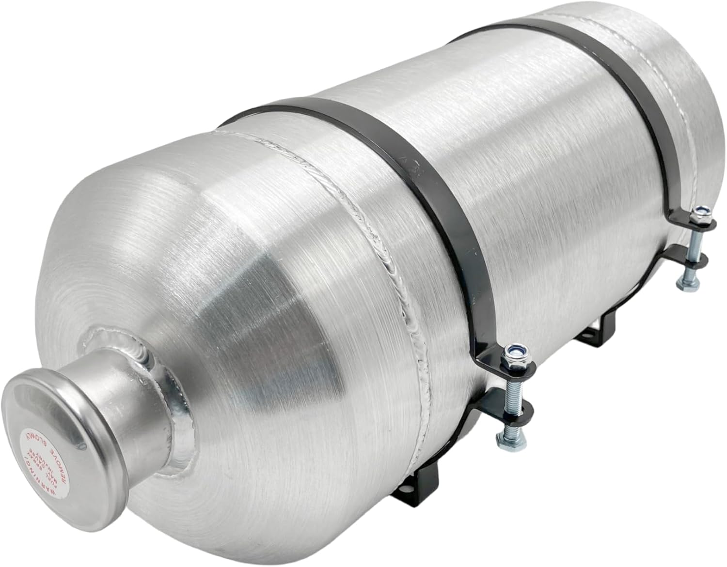 JSD 3.9 Gallon Spun Aluminum Universal Gas Tank Vertical 8 x 18 1/4" NPT Outlet For ATVs、Portable Generators