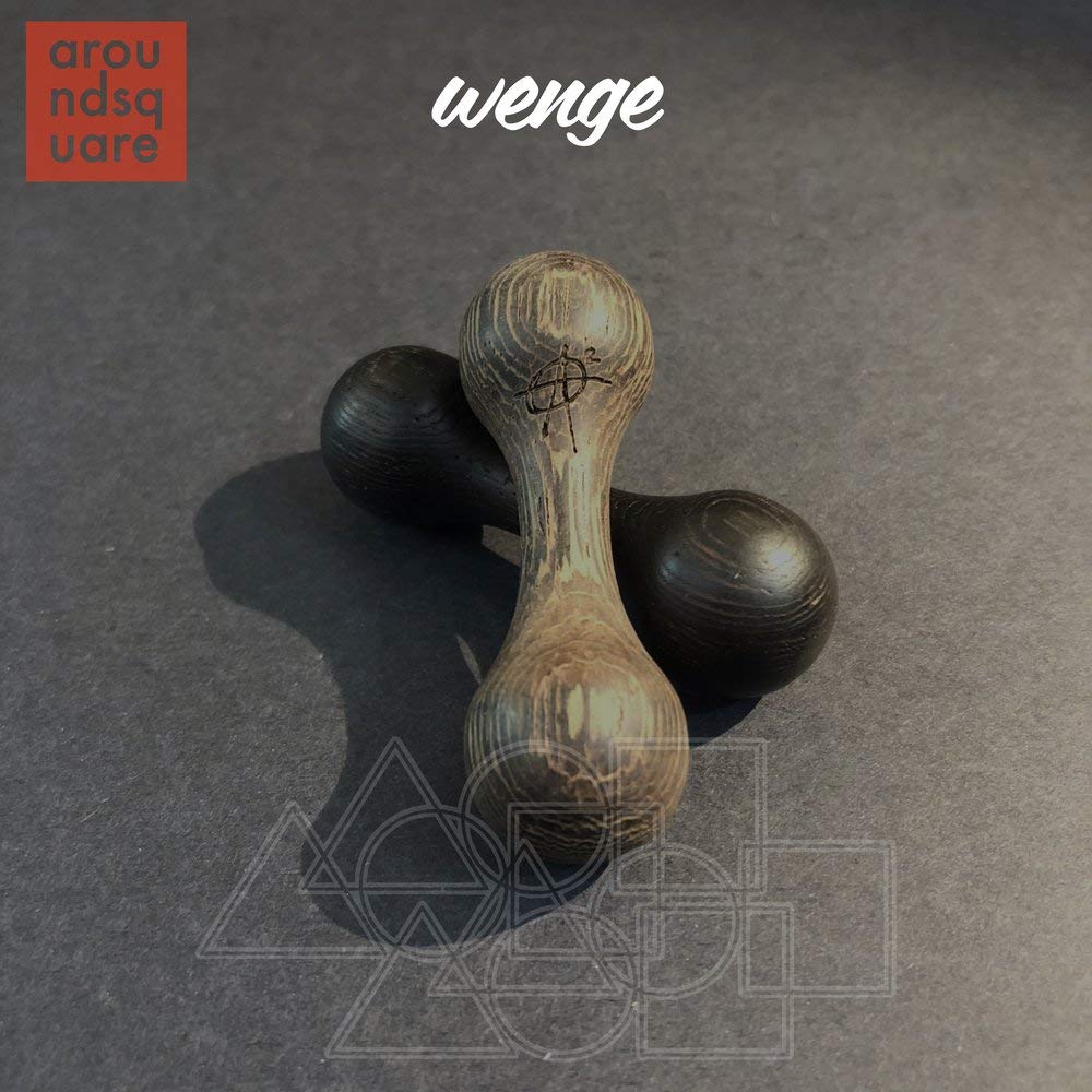 AroundSquare Wooden Knucklebone Skill Toy- Begleri - (Wenge)