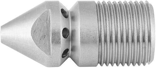 Miniatura 5 de Boquilla de limpieza de drenaje SS304 de acero inoxidable Boquilla de chorro de alcantarillado Boquilla de chorro de agua de limpieza de chorro de