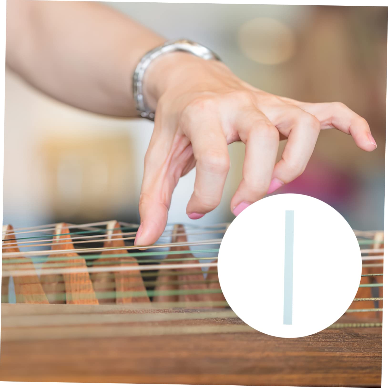 FAVOMOTO 2sets Guitar Finger Press Tape Guzheng Finger Tapes Safe Comfortable 100pcs*2