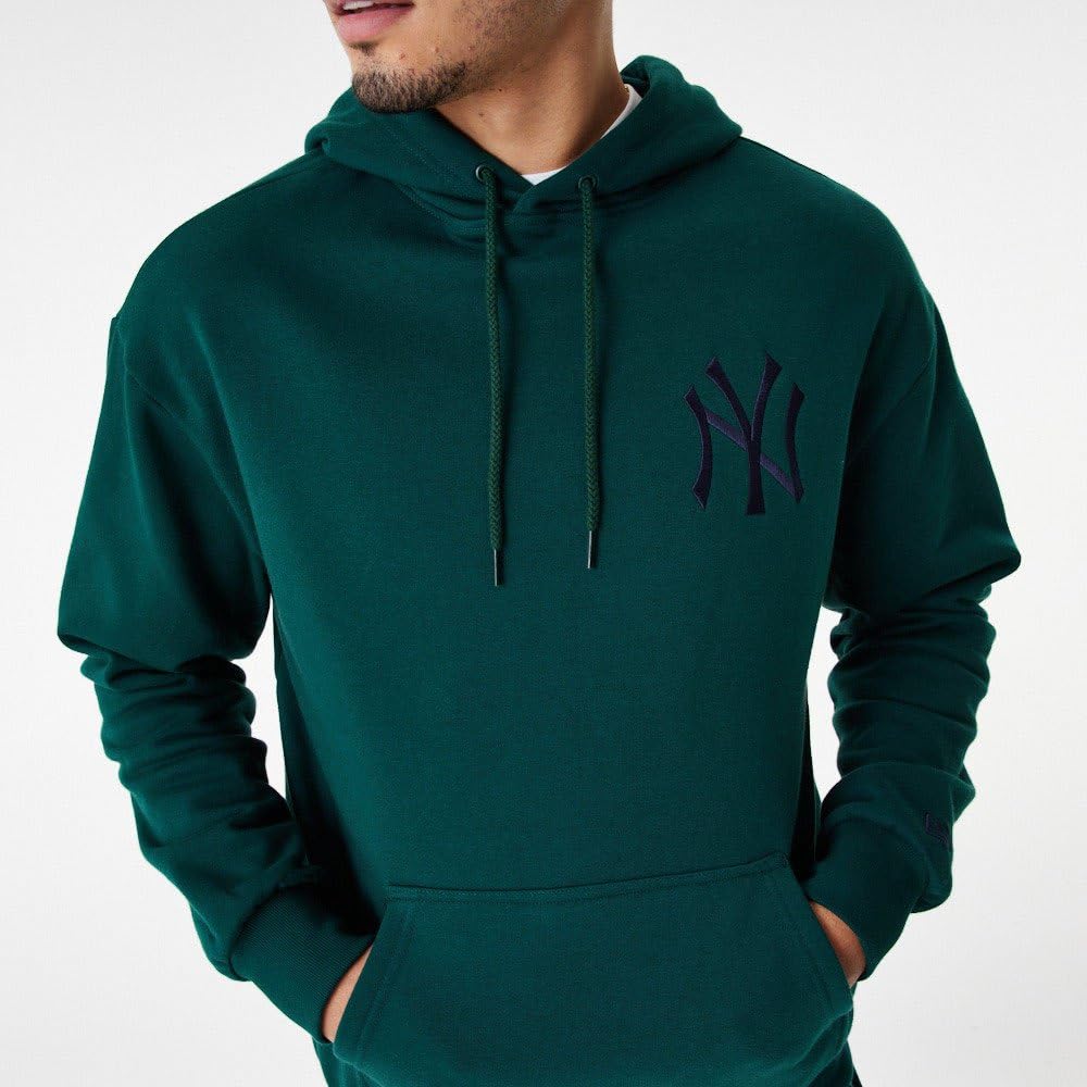 New Era Bluza z kapturem Mężczyźni League Essntls Os Hoody Neyyan Dkgnvy New York Yankees
