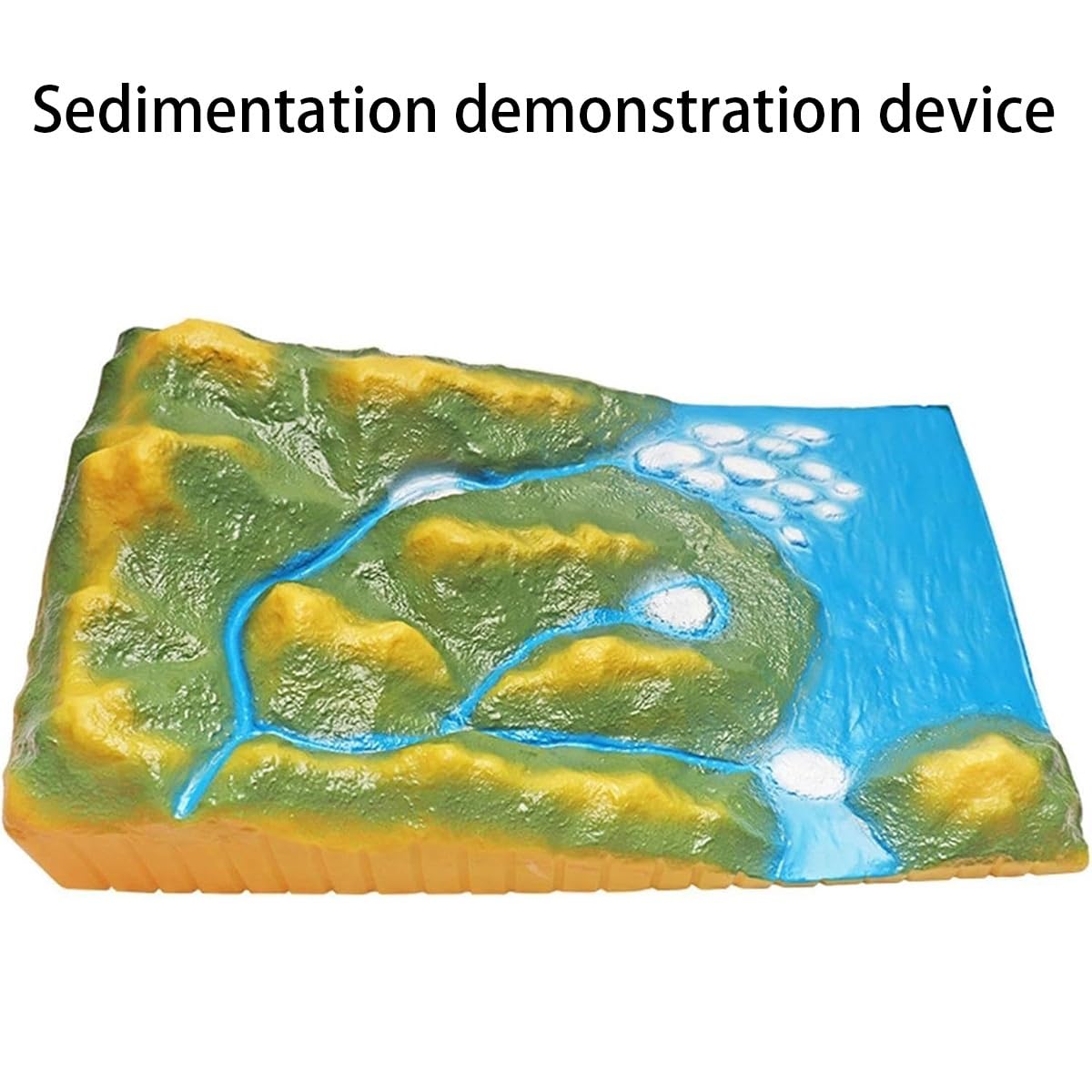 Pomoc dydaktyczna do geologii naukowej, model demonstracyjny geologii geomorfologicznej, urządzenie demonstracyjne do depozycji, pomoce dydaktyczne do geografii