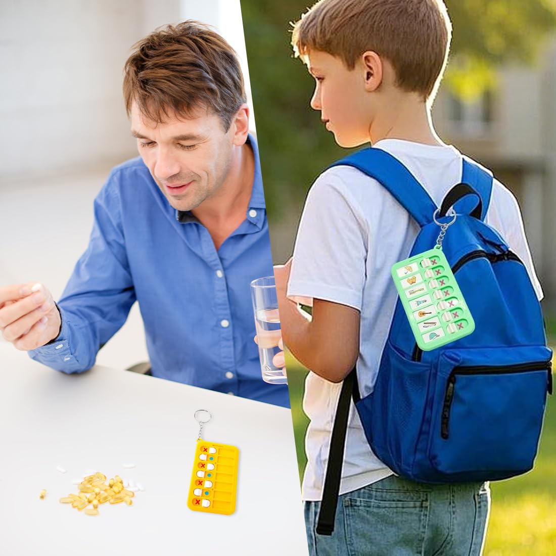WeddHuis 2 Pcs Tableros de Checklists Reutilizables, Planificador de Tareas Diarias, Lista de Pendientes, Memo-Board para Niños y Adultos, para Escuela y Familia