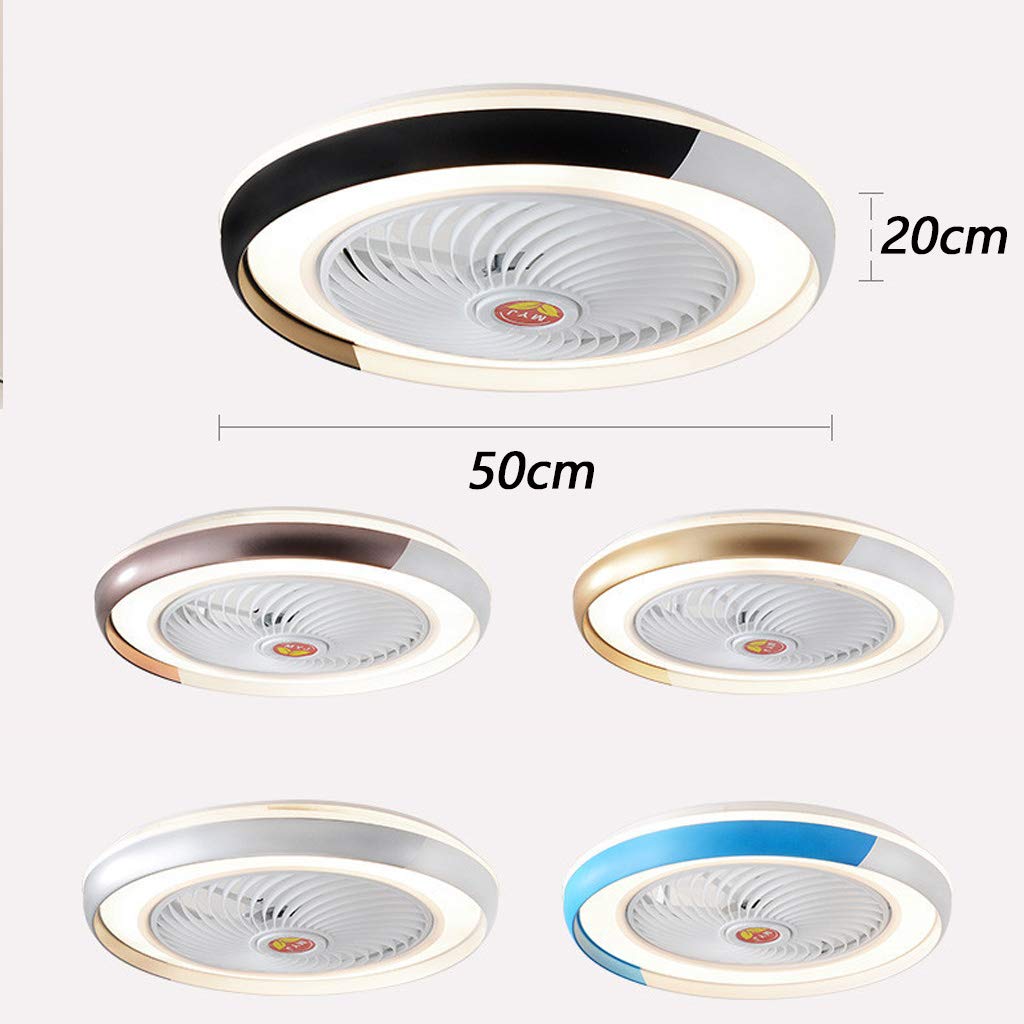LED 36W ventilator plafondlamp met verlichting plafondventilator onzichtbaar ventilator licht instelbaar moderne slaapkamer plafondlamp dimbaar woonkamer lamp met afstandsbediening stille ventilator kinderkamer