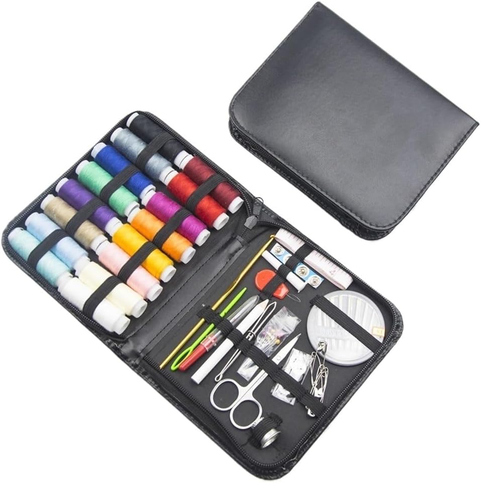Household Daily Sewing Kit Set Tool Combination 90-piece Cross-Stitch Box