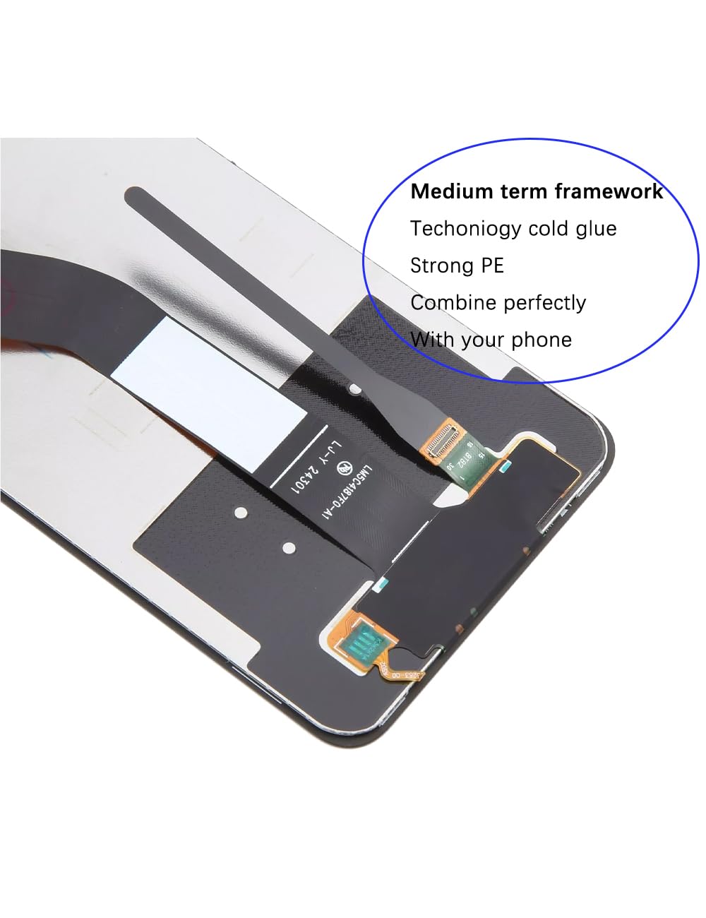 Écran pour Xiaomi Poco C75 4G/5G 23122PCD1G 23122PCD1I LCD Écran de Rechange 2410FPCC5G MZB0IDJIN Display Assemblée réparation Kit
