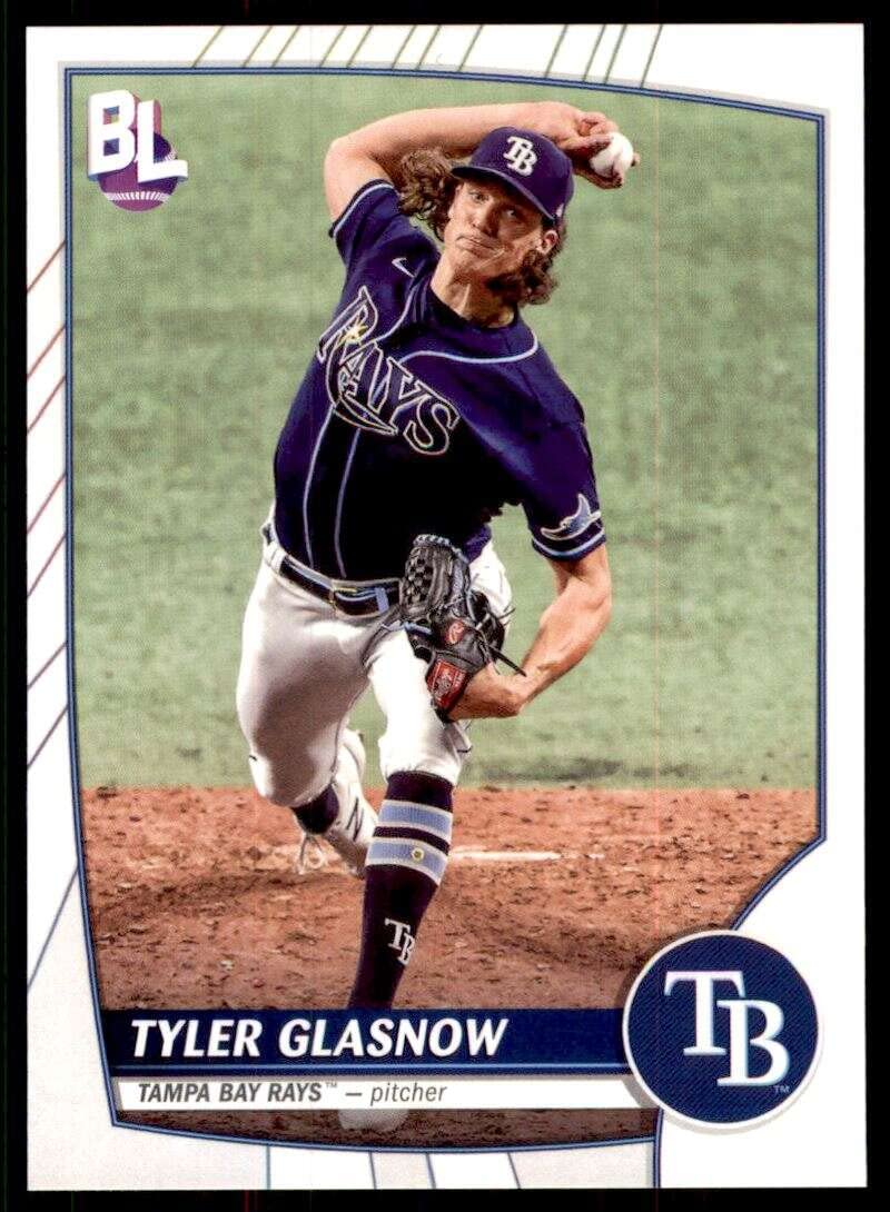 2023 Topps Big League #79 Tyler Glasnow NM-MT Tampa Bay Rays Baseball Trading Card