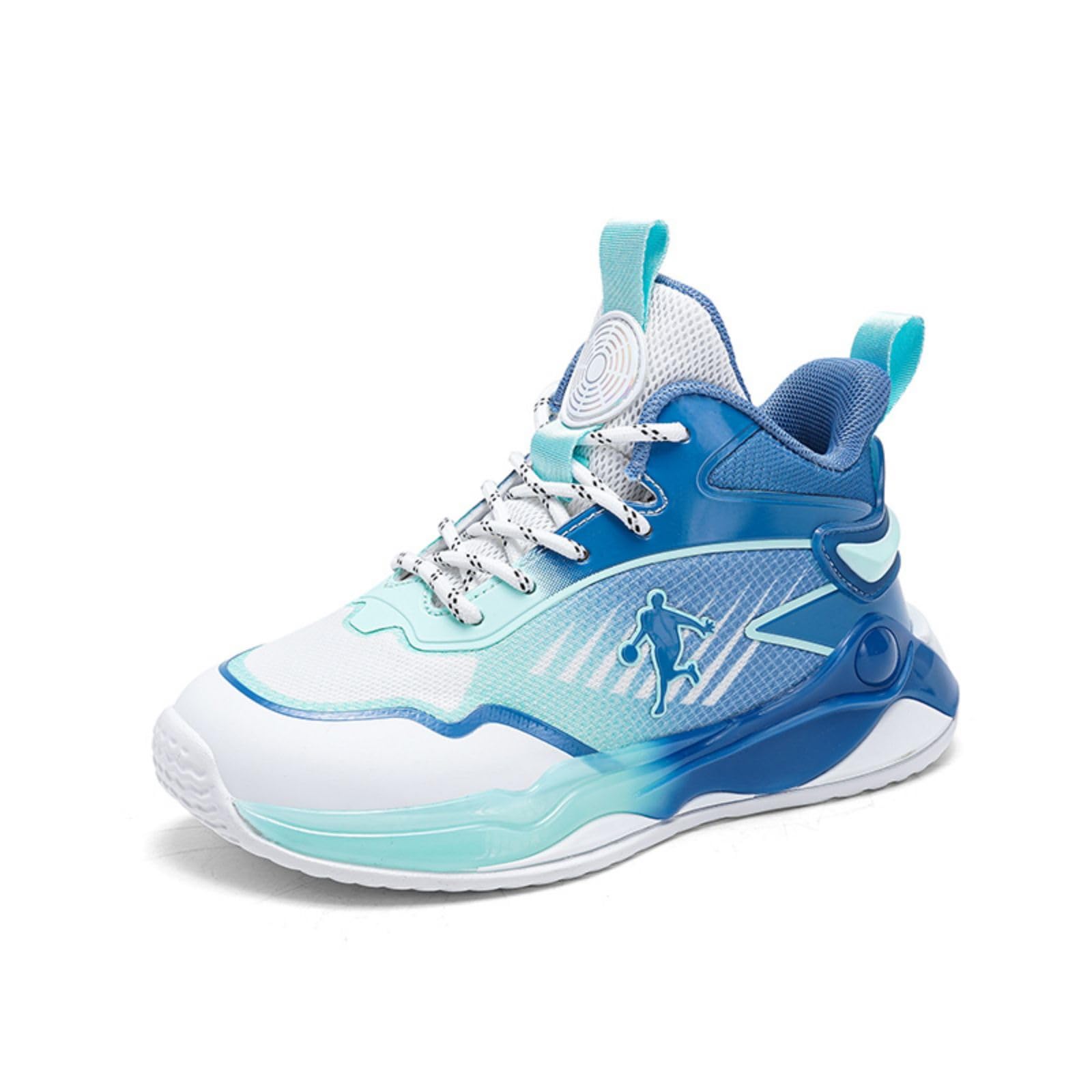 Ucilxi Fashion Non Slip Wear Resistant Trend Children's Sports Basketball Shoe Black/Green