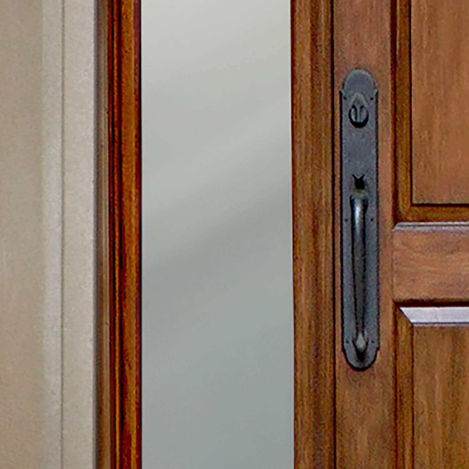 Gila50146413 Decorative Privacy Frosted Glass Film-12 x6.5' Sidelight Window Film, 12" x 6.5'