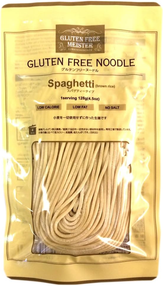 Amazon 小林生麺 グルテンフリーヌードル スパゲッティ ブラウンライス 128g 24袋 小林生麺 パスタ 通販