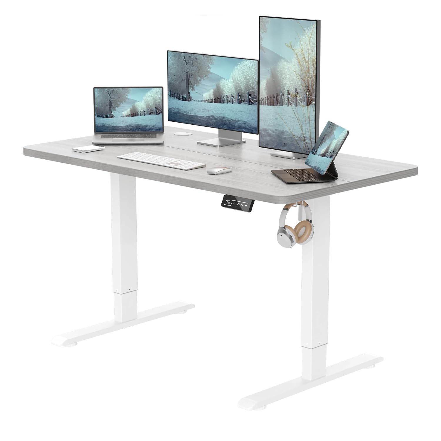 Anovara 昇降式木製デスク 120cm Amazon | Anovara(アノヴァラ) 電動 昇降デスク オフィスワーク