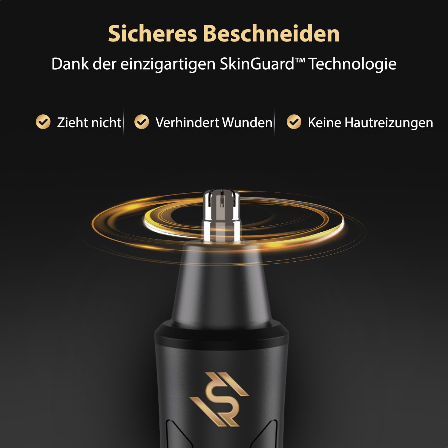 2 in 1 Nasenhaartrimmer - Augenbrauen- und Ohrhaartrimmer - Nasenhaarschneider - Nasenhaarentferner - Nasentrimmer - Ohrhaarentferner - Nasenrasierer