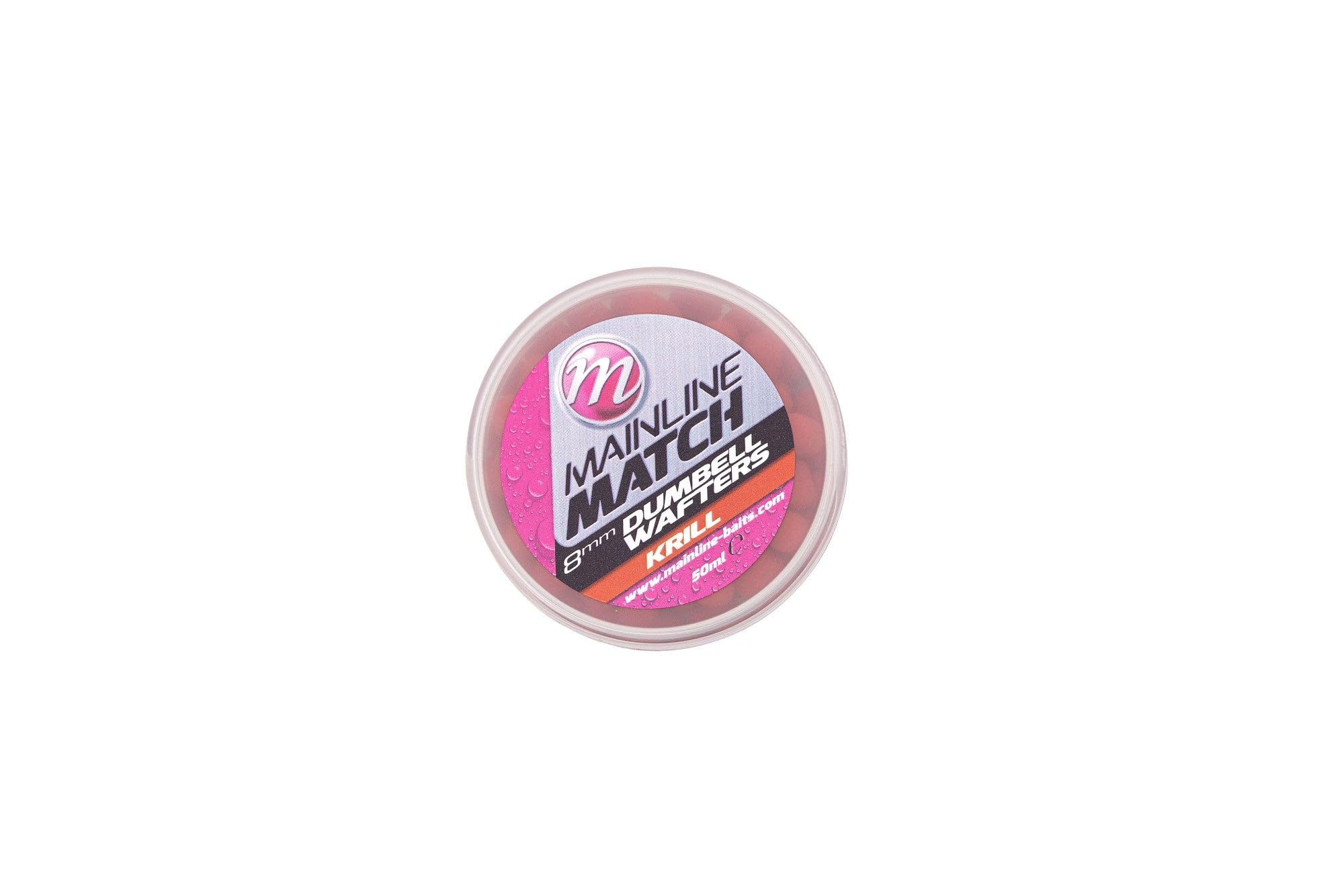 Mainline Baits Dumbell Wafters Red Krill X2 (10mm)