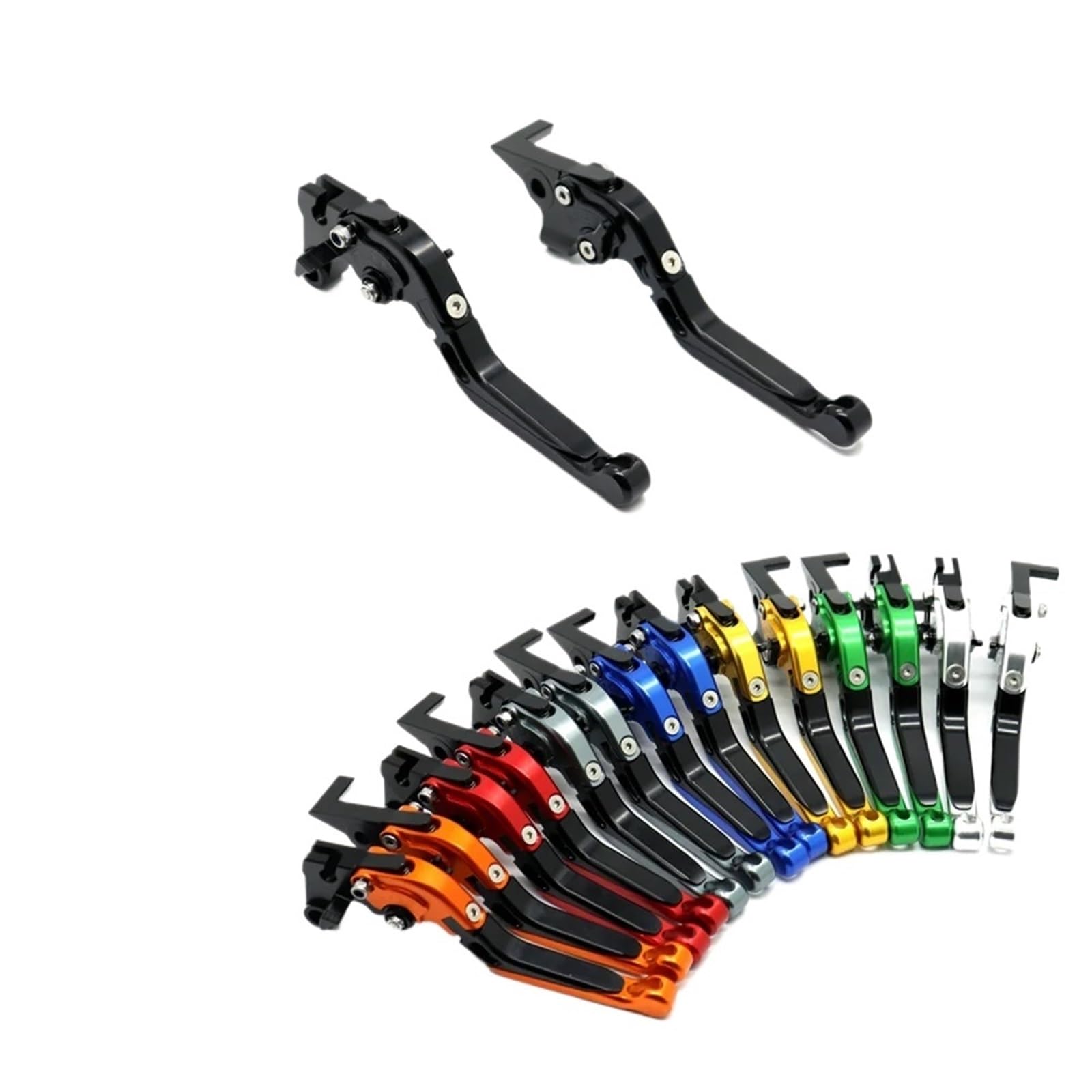 Palanca Freno Moto para YZF R6 para YZF-R6 para YZF R1 para YZF-R1 Accesorios Ajustables para Motocicleta Frenos Palancas de Embrague Manija Embrague Palanca Freno(Red Black)