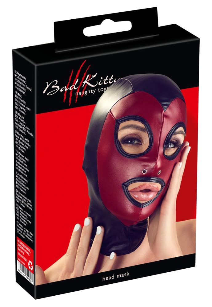 Bad Kitty Head Mask-24931101001 Black One Size
