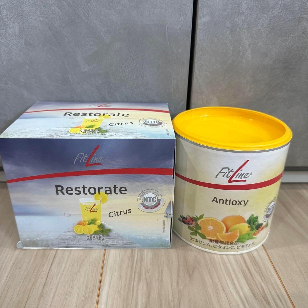 ドイツPM fitline アンチオキシ 美女パウダー2缶 小さじ1 ティースプーン