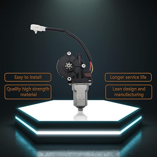 Miniatura 5 de Motor eléctrico de elevación de ventana de 5 pines compatible con Toyota Sequoia 2001-2007 y Toyota Tundra 2004-2006 lado delantero izquierdo del