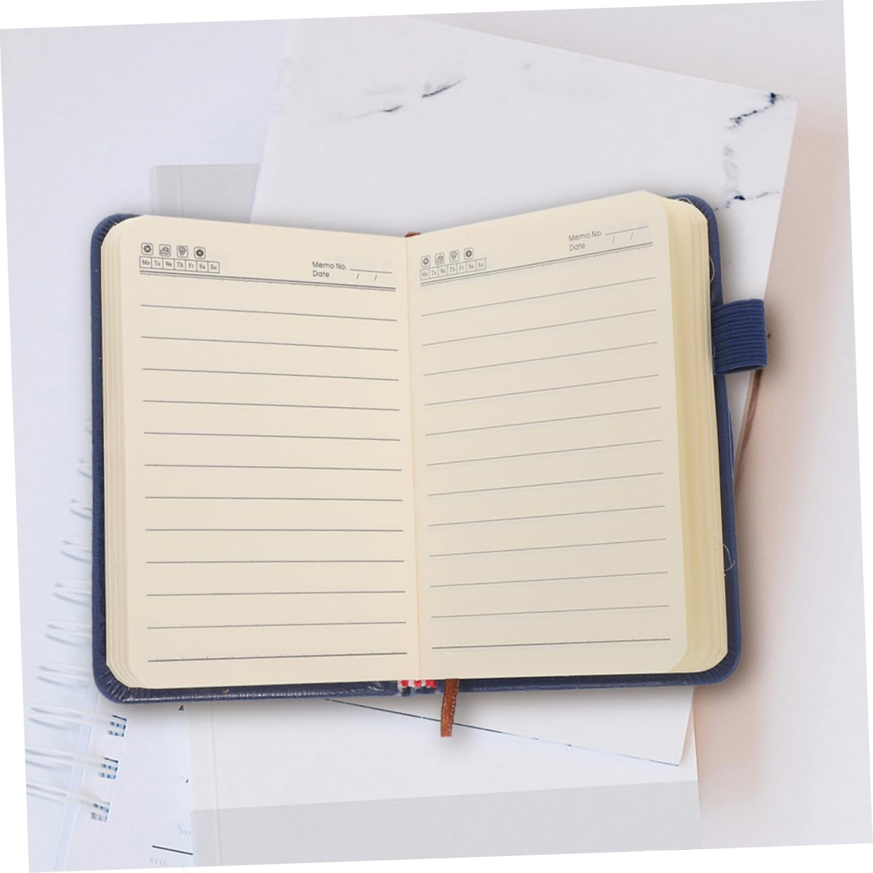 SHINEOFI 15pièces Petit Cahier Ligné Carnet De Notes Portable Pratique Pour Bureau Et Maison