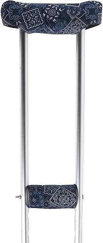 Miniatura 2 de TOMMHANES AMISGUOER Almohadillas para muletas para axilas, almohadilla de muleta, cubierta de agarre de mano, lavable, tamaño único, varios colores