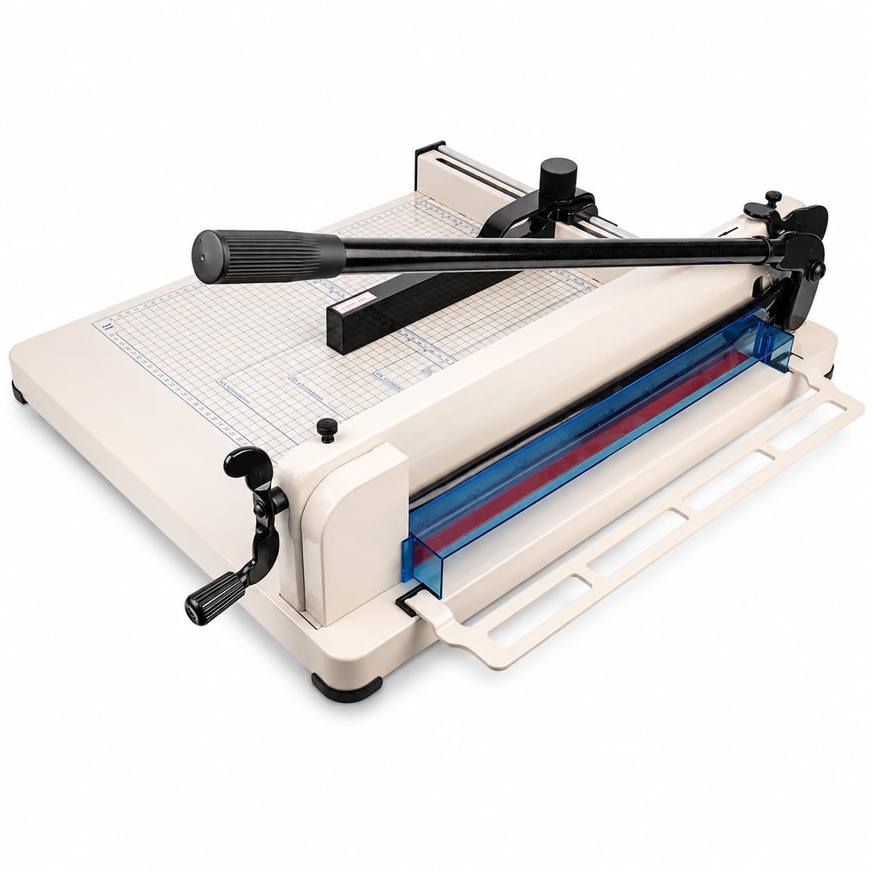 Cortador de papel A3 resistente, guillotina de acero de 500 hojas para corte de papel, cartón, cuero y poliéster