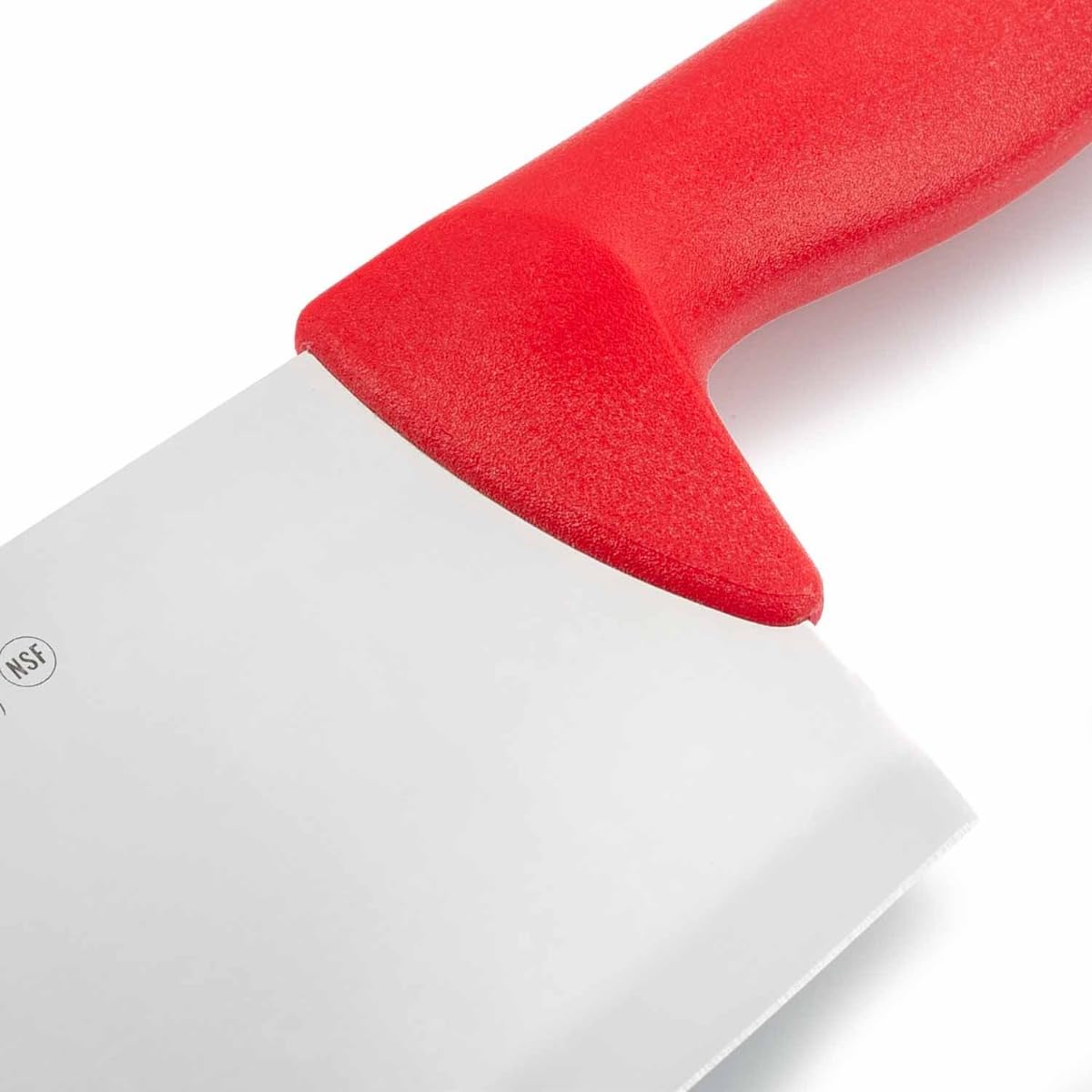 Arcos Fleischermesser aus Nitrum Edelstahl - Ideal für den intensiven und dauerhaften Gebrauch - Roter Polypropylengriff mit Farberkennungssystem - Serie 2900, Farbe Rot