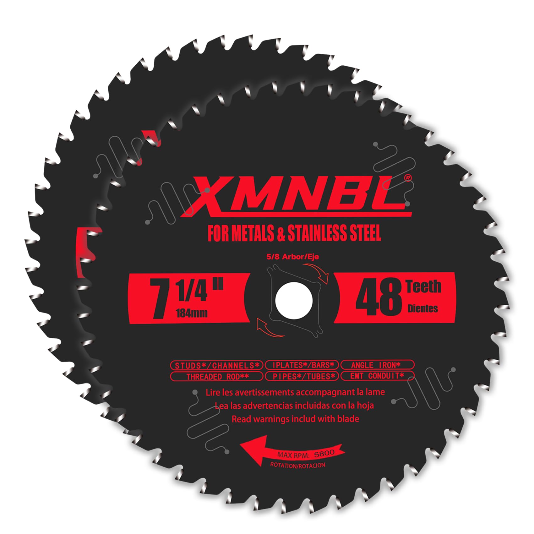 7 1/4 Metal Cutting Blade - Longer Life -10 7 1/4 Metal Cutting Blade - Longer Life -10