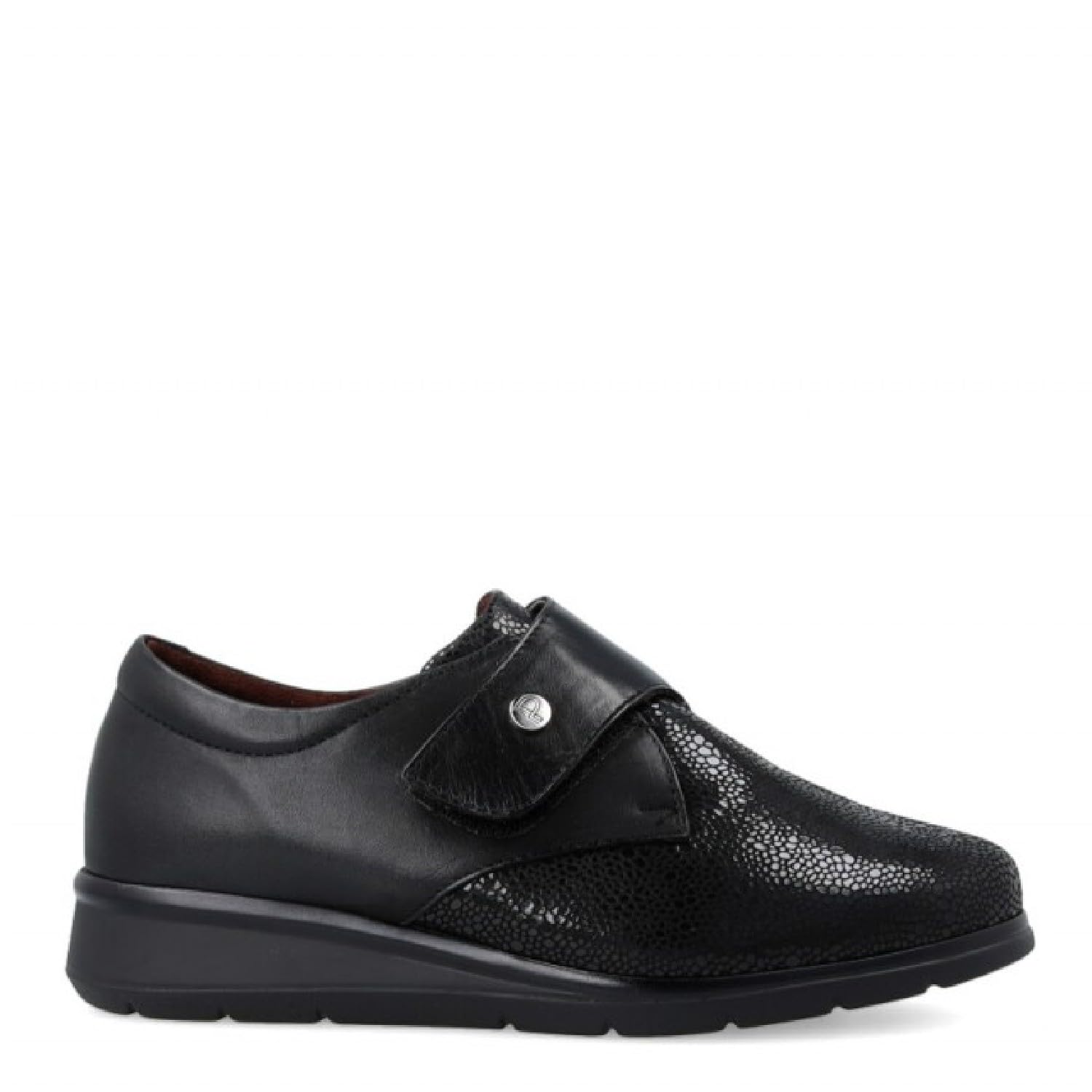 Pitillos - Blucher,mocasín,Zapato con Tira adesiva,Casual,de Piel y Tela,Plantilla Extraible,Deportivo para: Mujer
