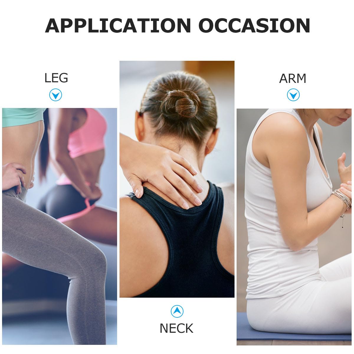 VILLCASE Massaggiatore Muscolare per Gambe Portatile Asta Regolabile Rullo Rilassante per Polpacci Attrezzatura Fitness per Massaggio e Sollievo da Dolori Muscolari Adatto a Diversi
